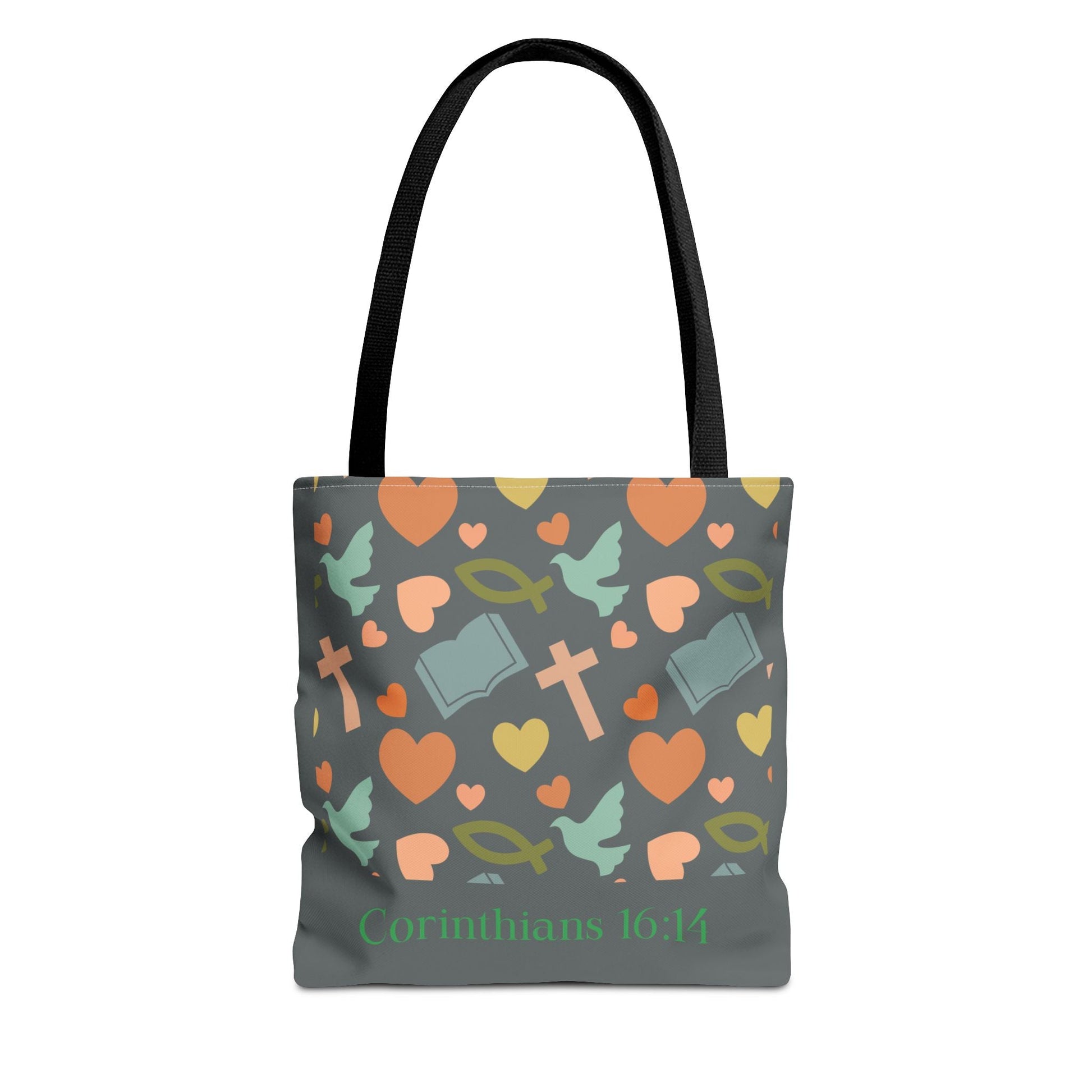 Inspirational Tote Bag - Faith, Love, Hope, Gift for Her, Spiritual Accessories, Bible Verse Tote | Bags – GodSpeed Threads