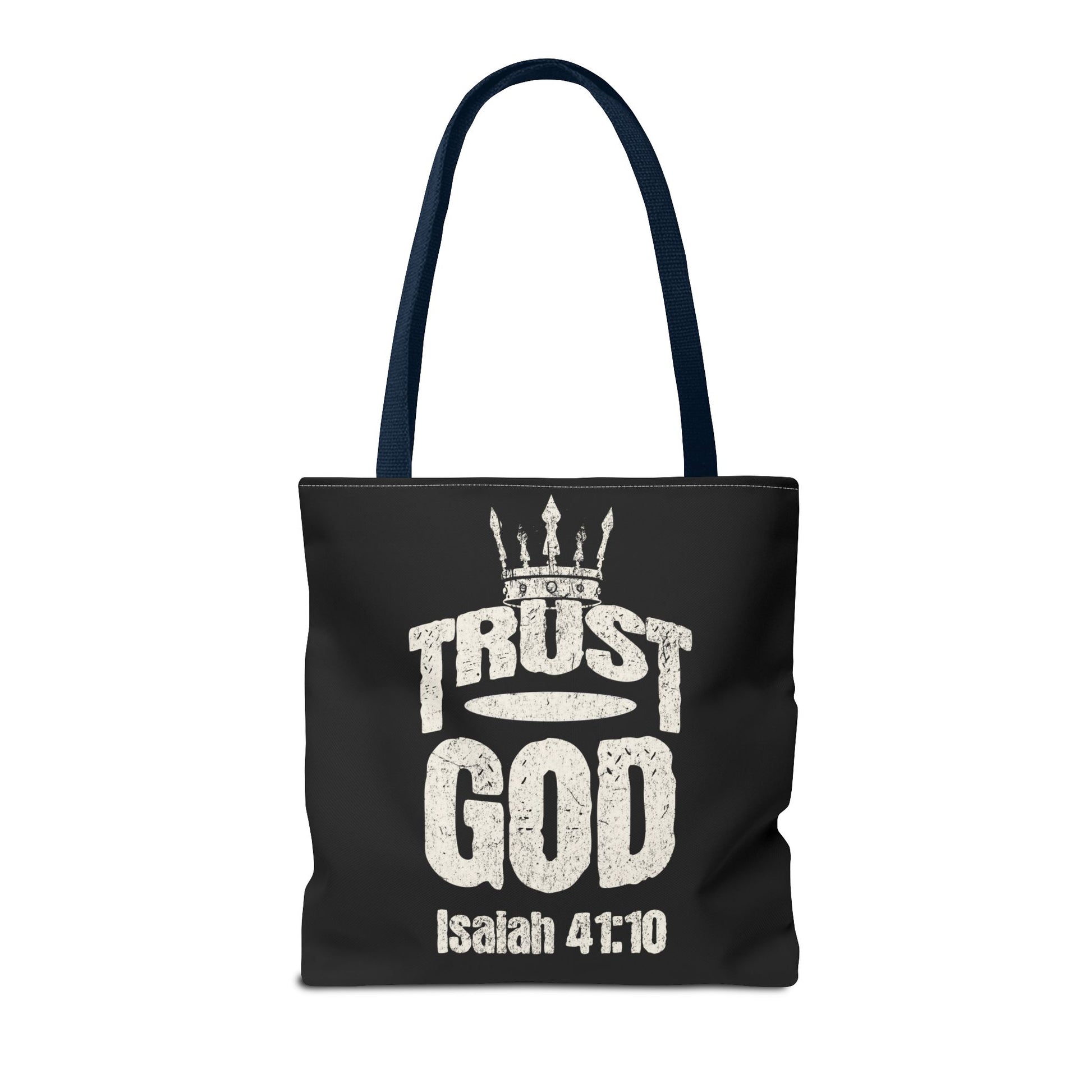 ✝️ Trust God – Isaiah 41:10 Christian Tote Bag