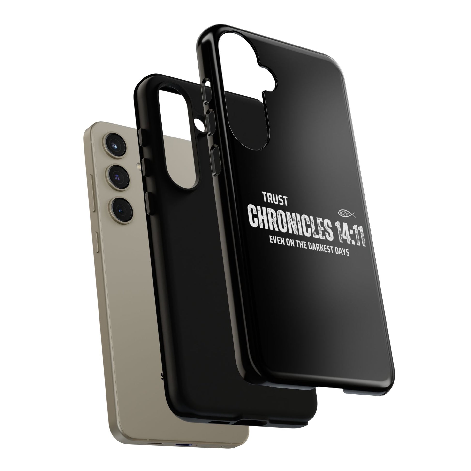 ⭐ Trust in God 2 Chronicles 14:11 Phone Case – Strength for the Hardest Days