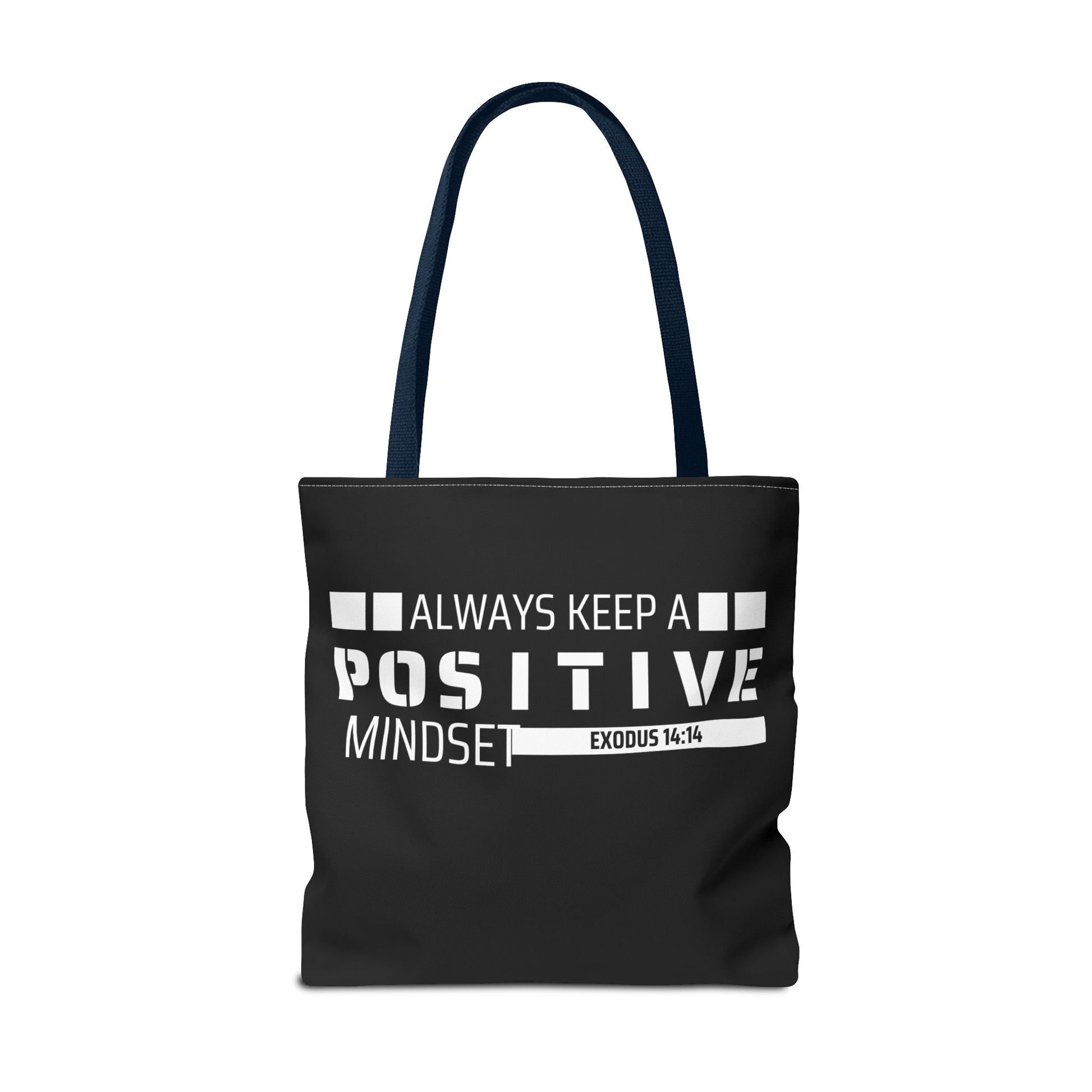 Always Keep A Positive Mindset Tote Bag, Inspirational Bag, Eco-Friendly Carryall, Motivational Gift, Affirmation Tote, Daily Reminder