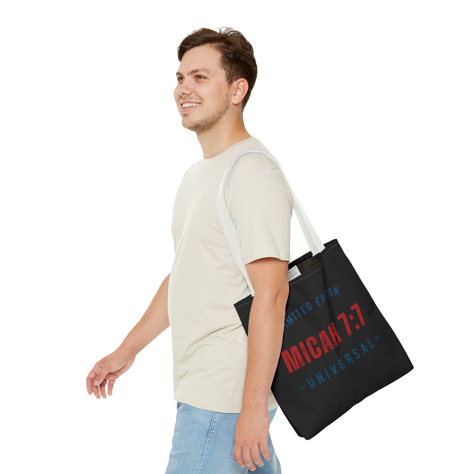 Limited Edition Micah 7:1 Tote Bag - Universal Design for Everyday Use, Gift, Eco-Friendly, Daily Essentials, Faith-Inspired