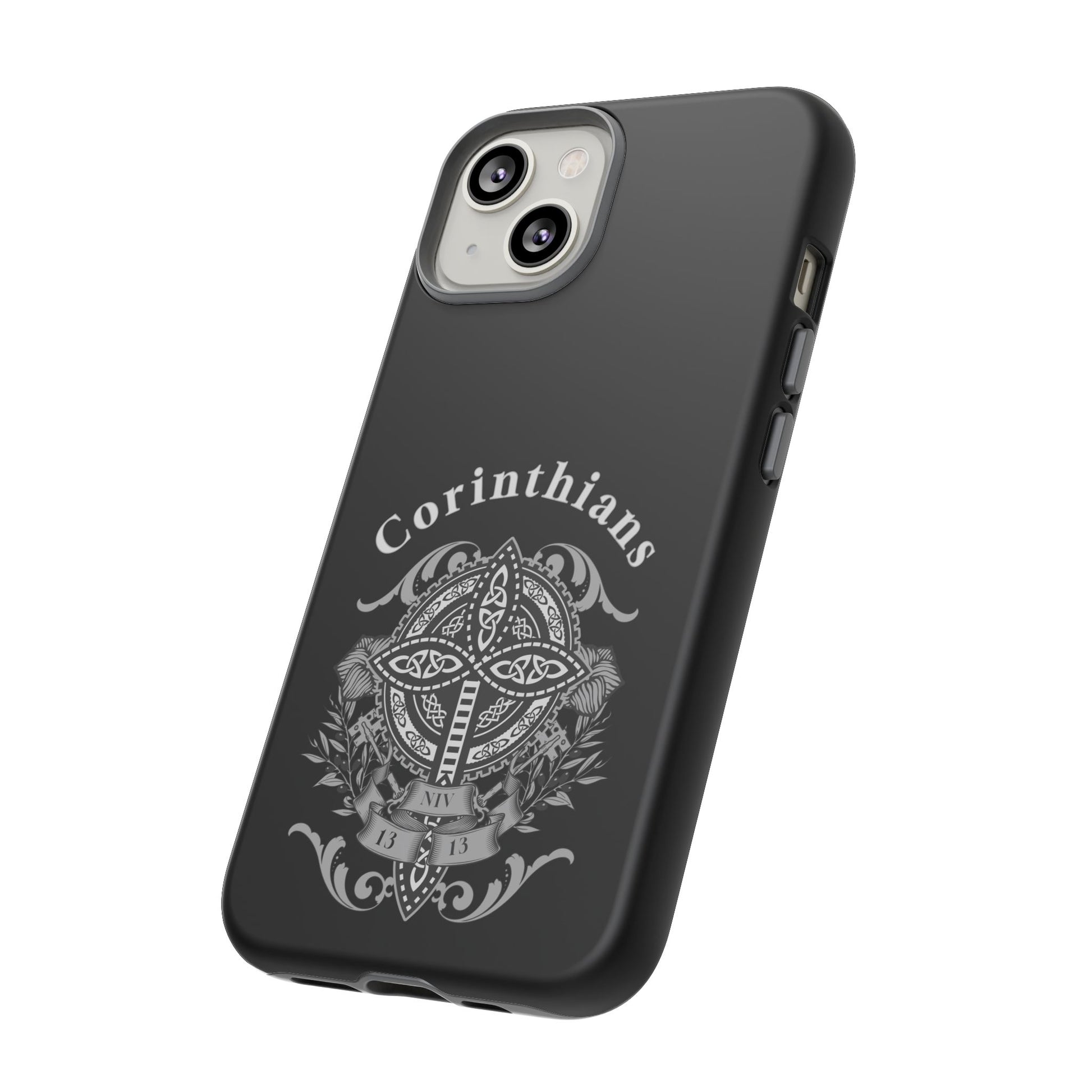 Corinthians Tough Case: Durable Phone Protection, Christian Gift, Unique Design, Trendy Accessory, Faith-Based Style
