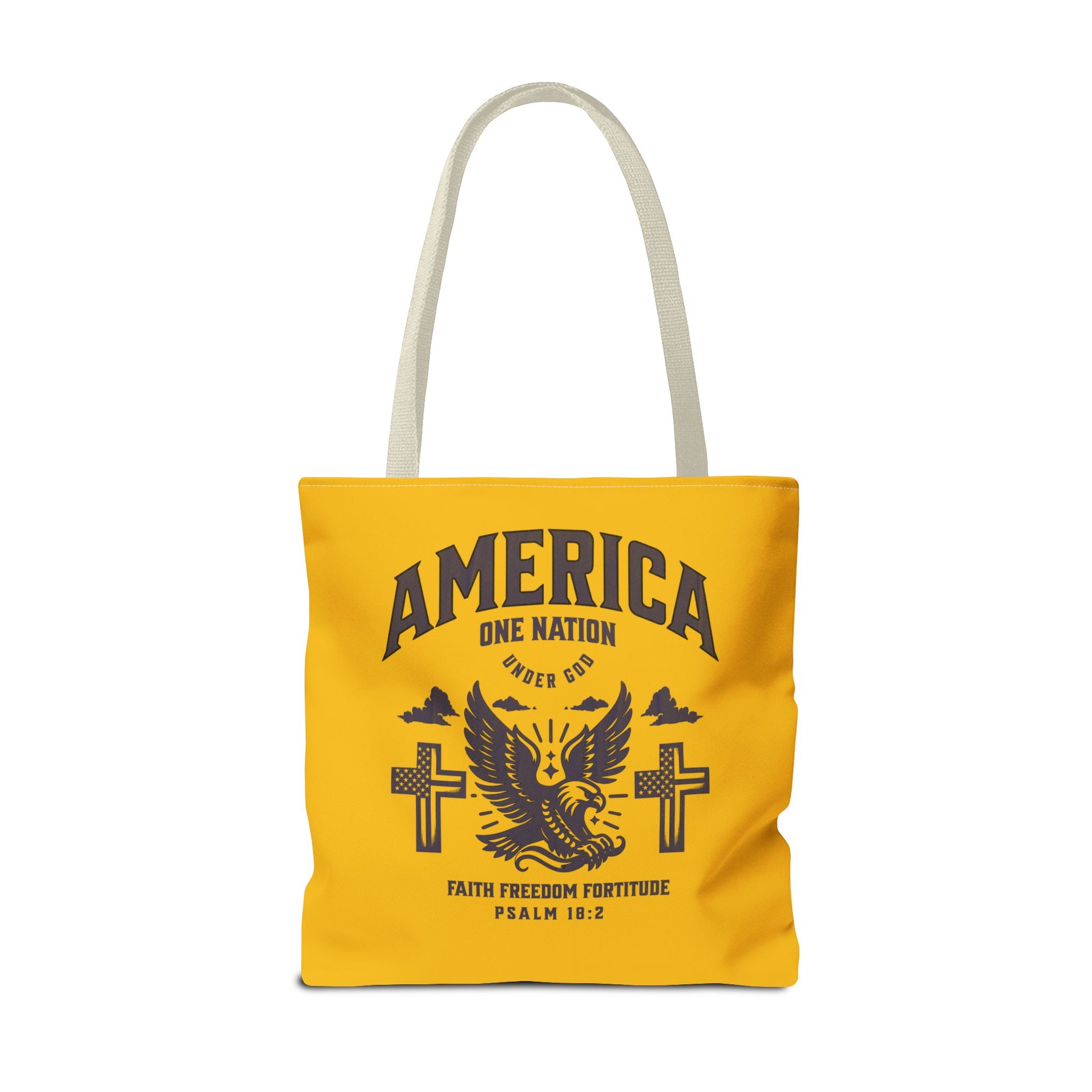 ⭐ America Faith Tote Bag – Bold Patriotic & Faith Statement