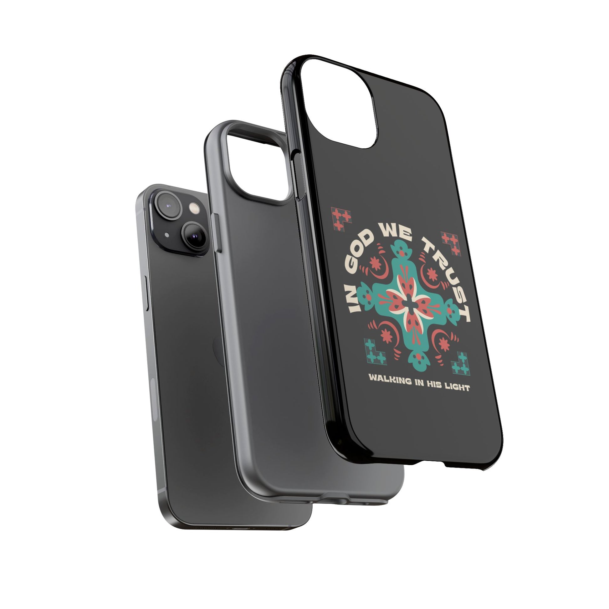 Tough Cases - In God We Trust Phone Case, Spiritual Phone Protector, Christian Cell Cover, Faith-based Accessory, Inspirational Gift