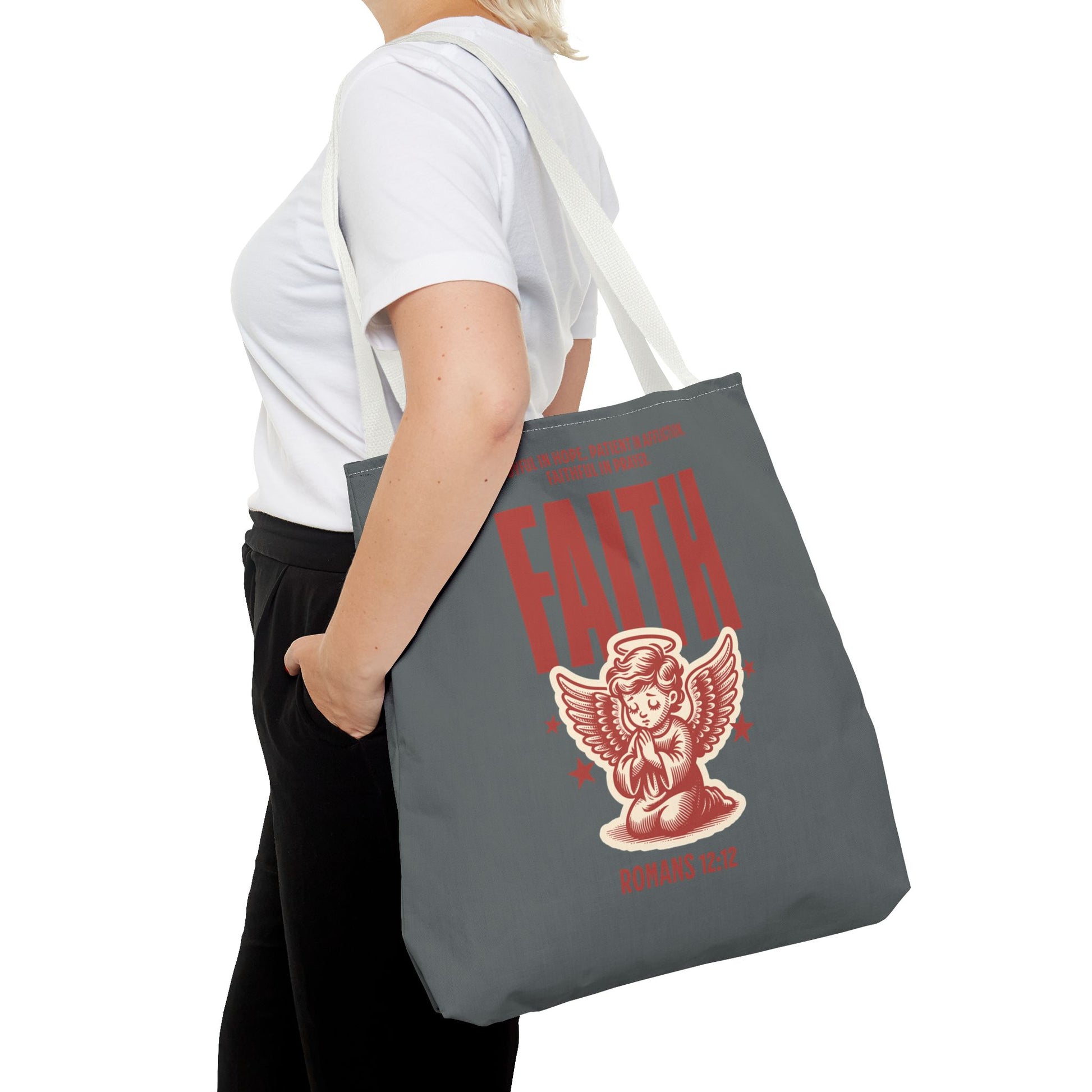 Faith-Inspired Tote Bag: Stylish & Versatile, Gift for Holidays, Shopping, Encouragement, Inspirational Gift, Eco-Friendly Bag