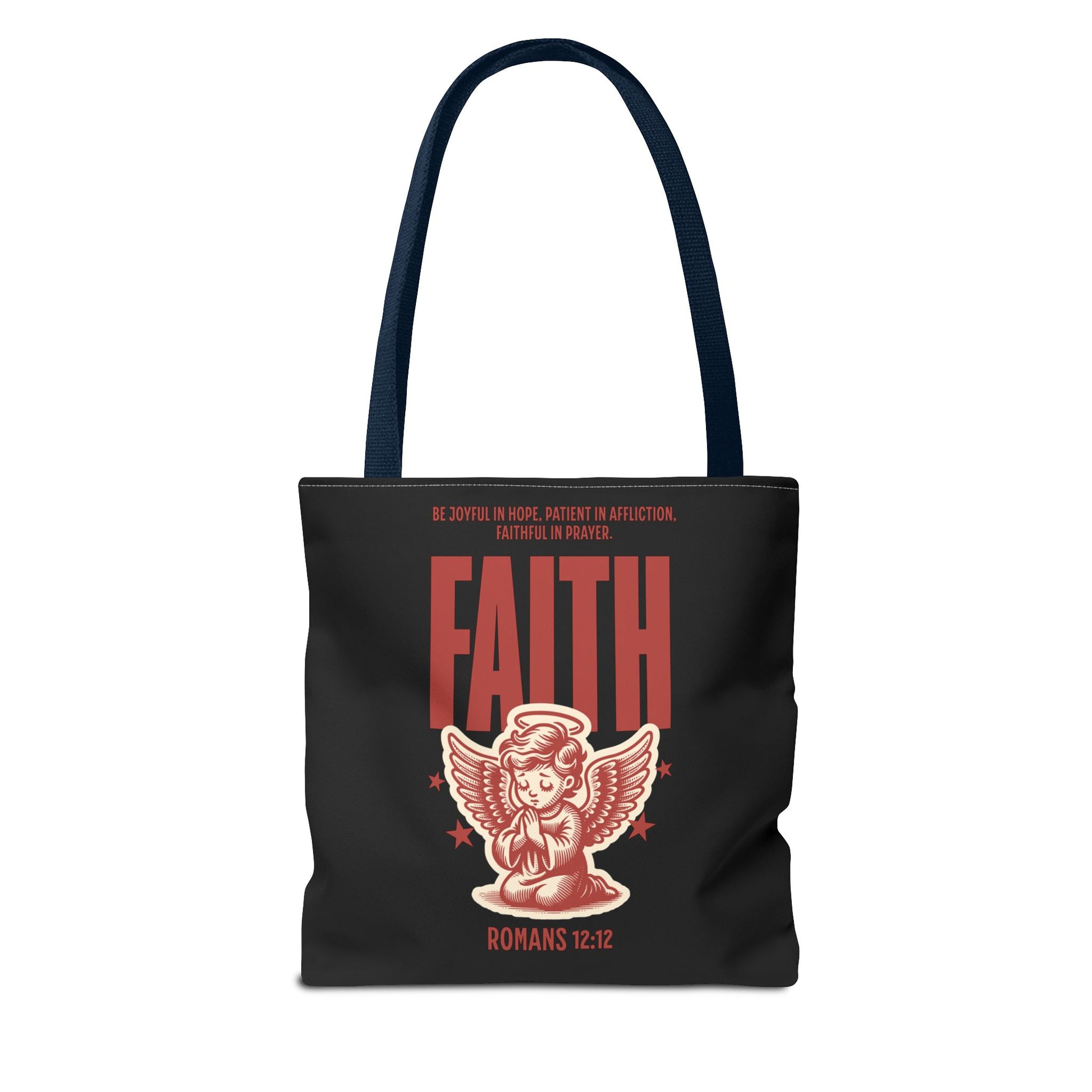 Faith-Inspired Tote Bag, Religious Shopping Bag, Gift for Believers, Motivational Daily Bag, Christian Faith Tote