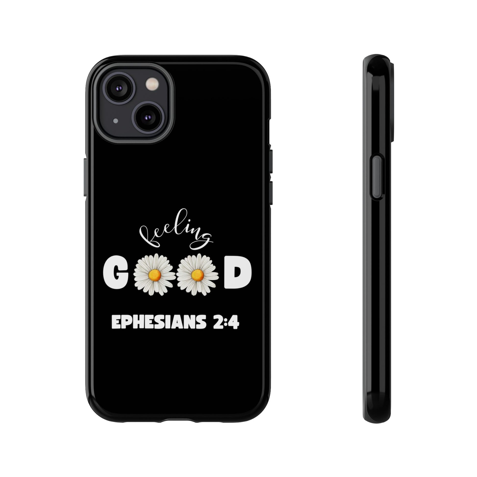 Ephesians 2:4 Floral Phone Case, Inspirational iPhone Cover, Tough Cases for Positivity, Motivational Gift for Friends, Spring Accessories
