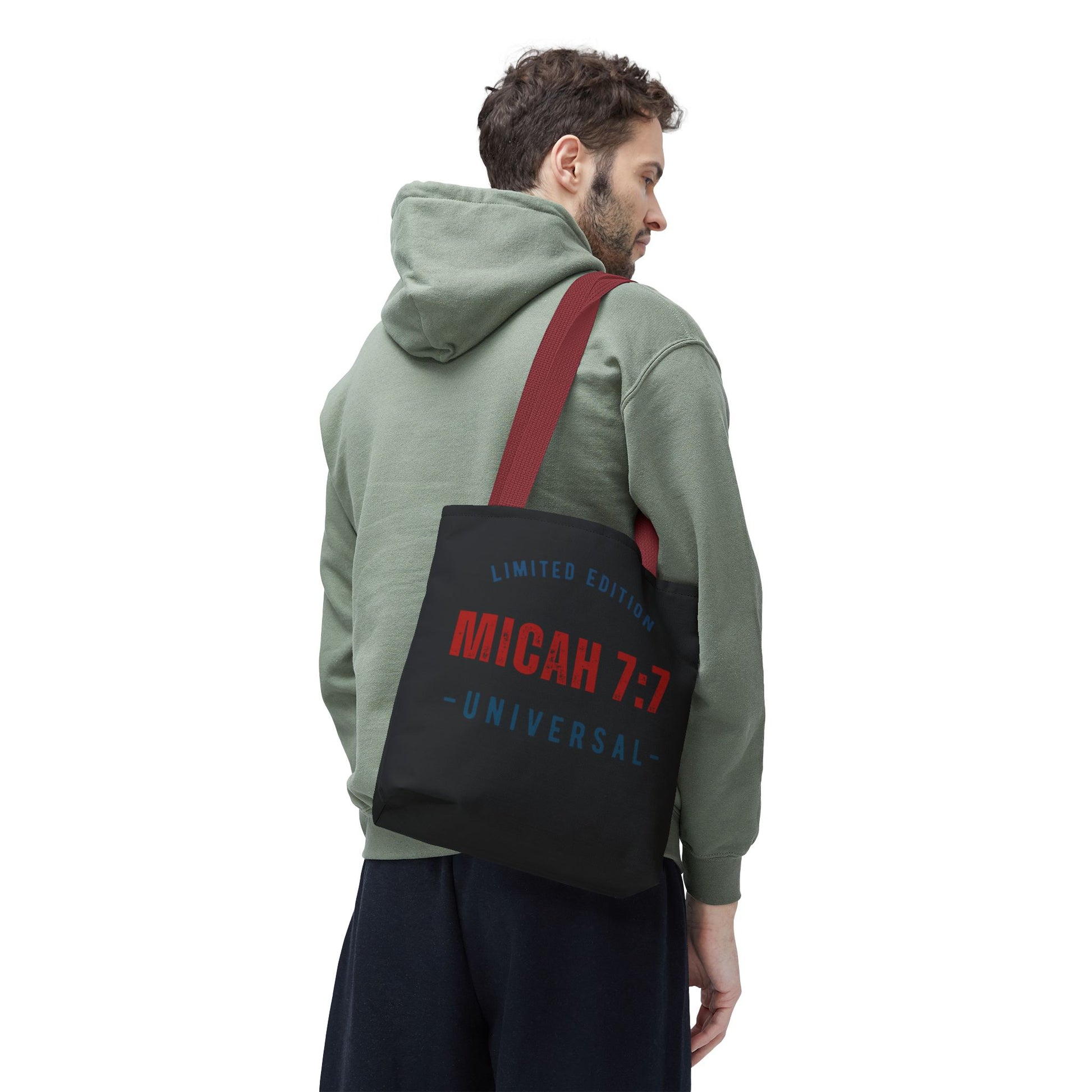 Limited Edition Micah 7:1 Tote Bag - Universal Design for Everyday Use, Gift, Eco-Friendly, Daily Essentials, Faith-Inspired