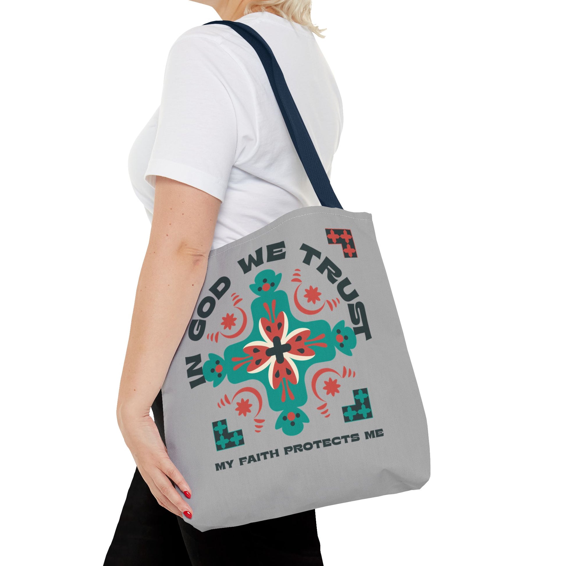 Faith-Inspired Tote Bag, Spiritual Shopper, Inspirational Gift, Religious Tote, Christian Accessory, Everyday Use