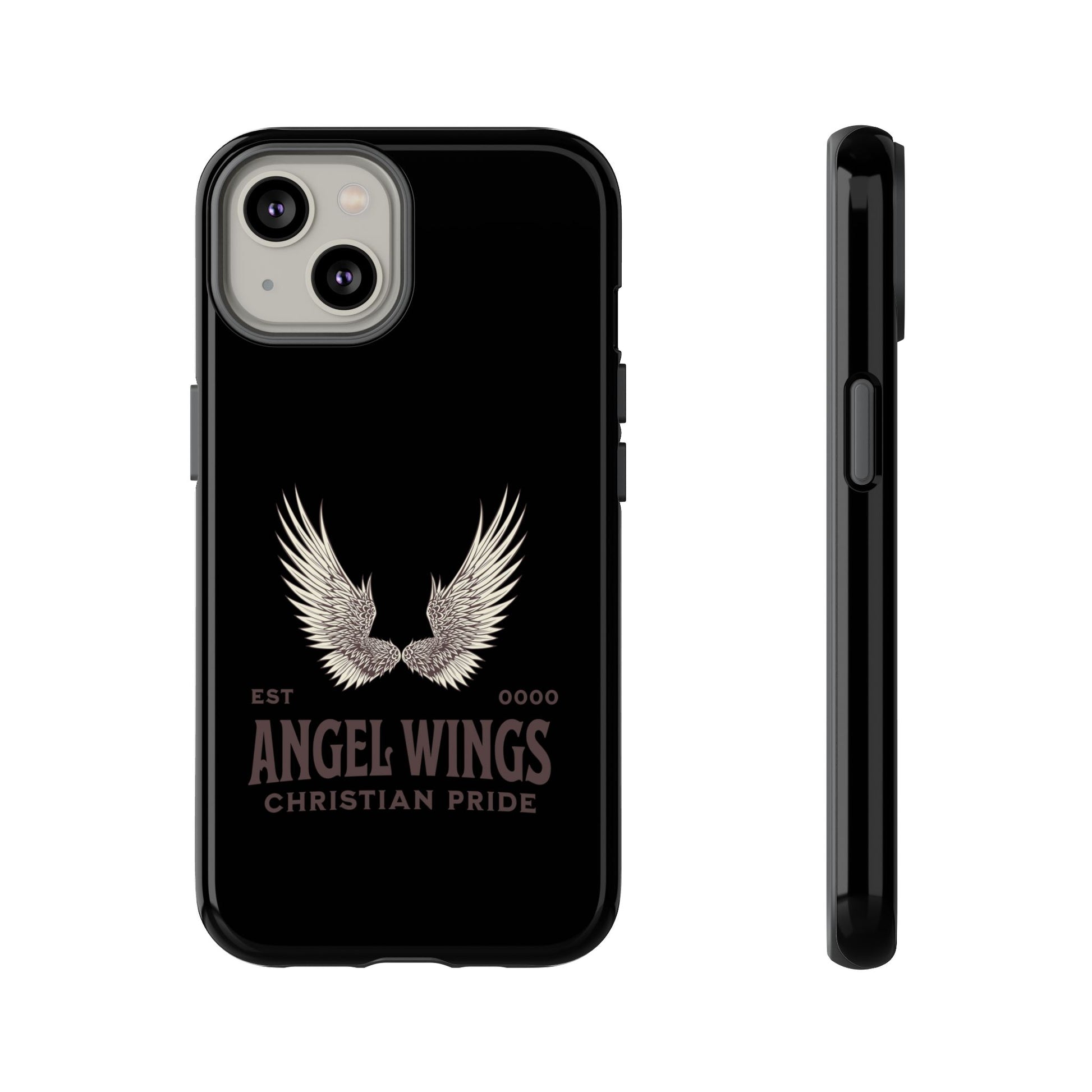 Angel Wings Phone Case - Tough Cases for Christian Pride, Unique Gift, Stylish Protection, Everyday Use, Angelic Design