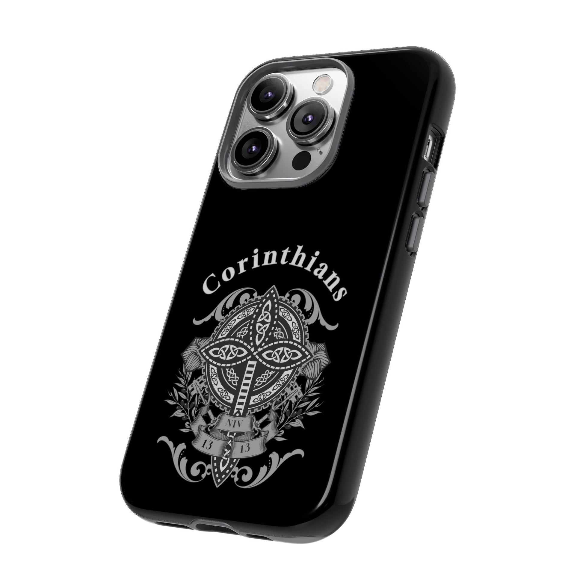 Corinthians Tough Case: Durable Phone Protection, Christian Gift, Unique Design, Trendy Accessory, Faith-Based Style