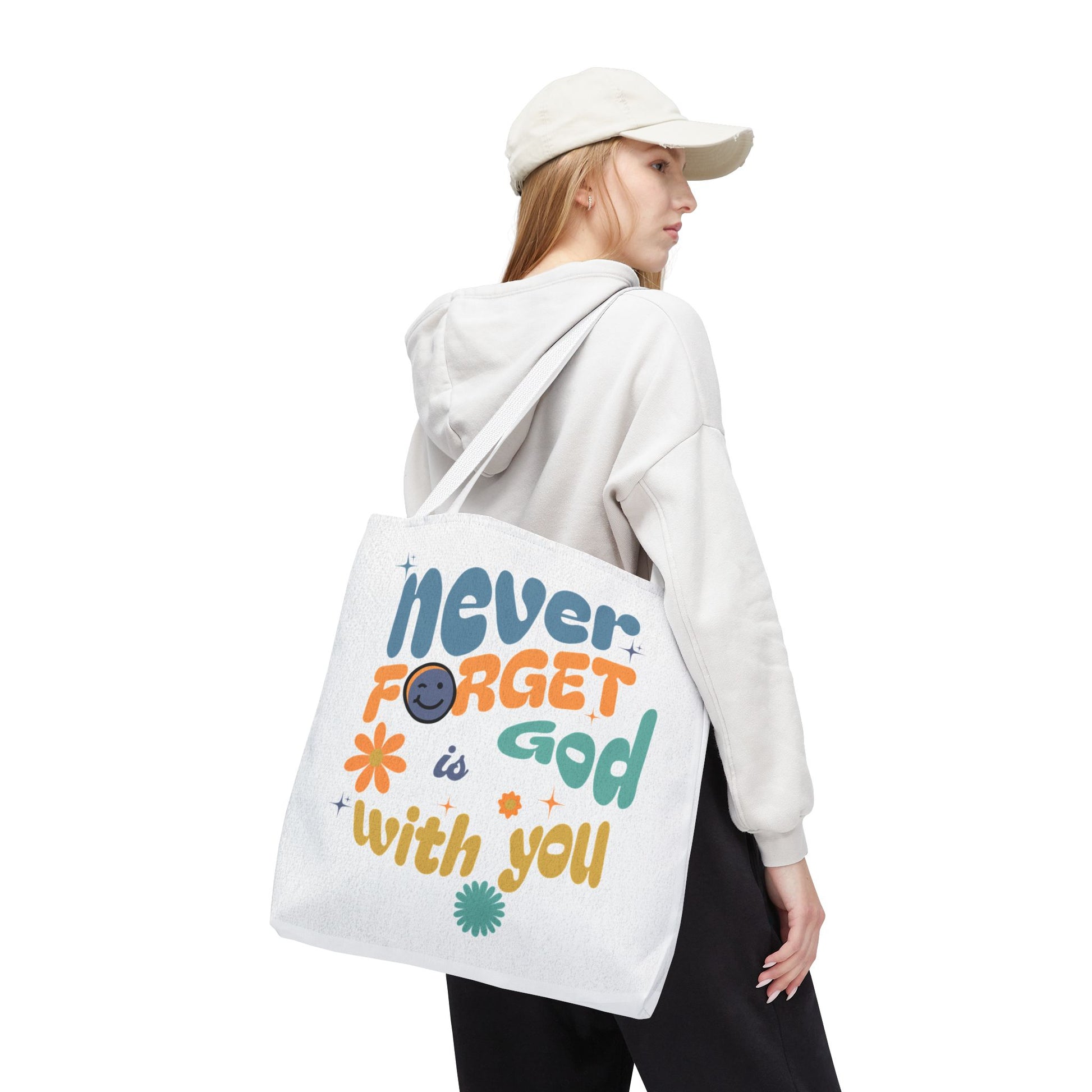 ⭐ Never Forget Tote Bag – Deuteronomy 31:6