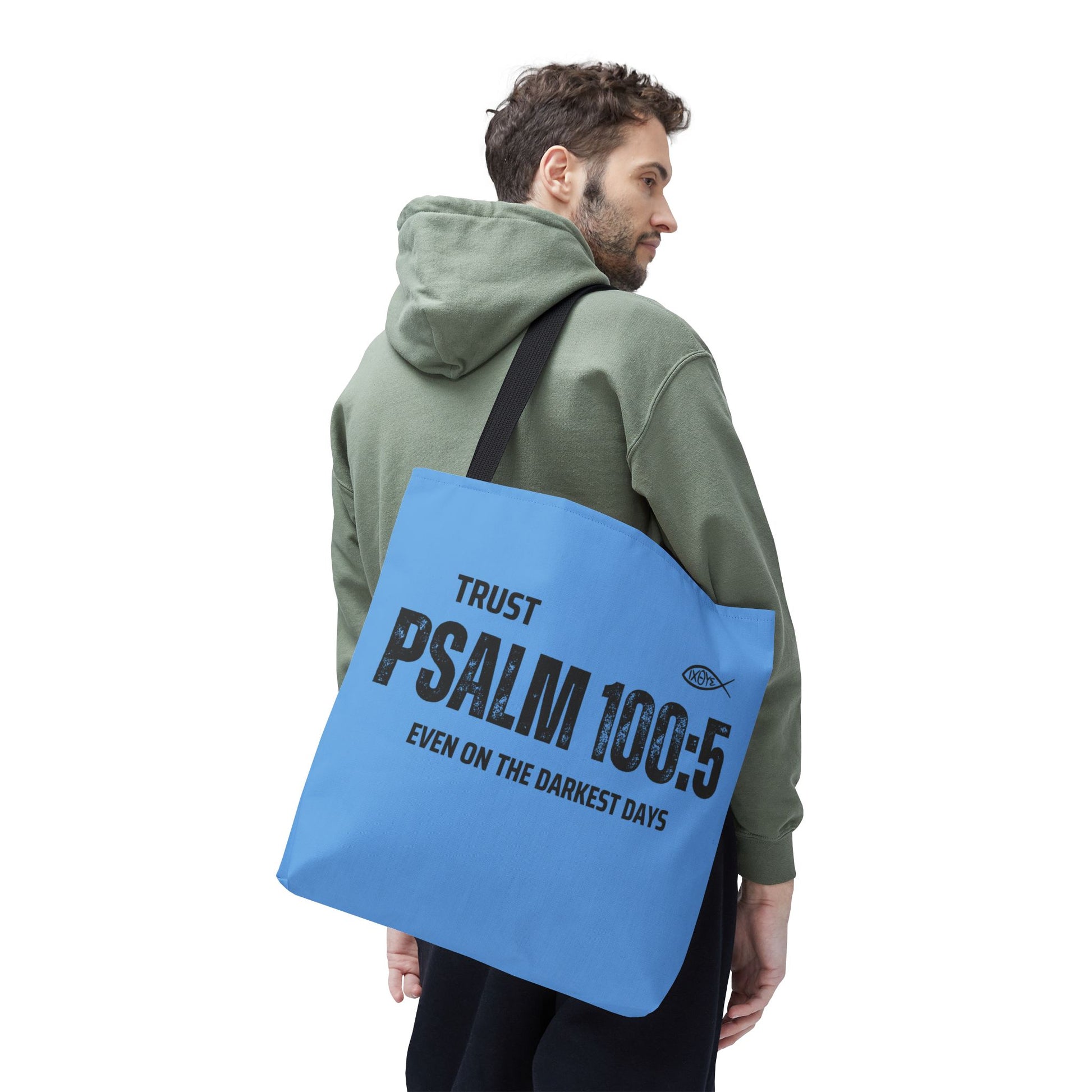 Inspirational Tote Bag - Trust Psalm 100:5, Faithful Christian Gift, Encouragement Accessory, Sustainable Shopping Bag, Inspirational [...]