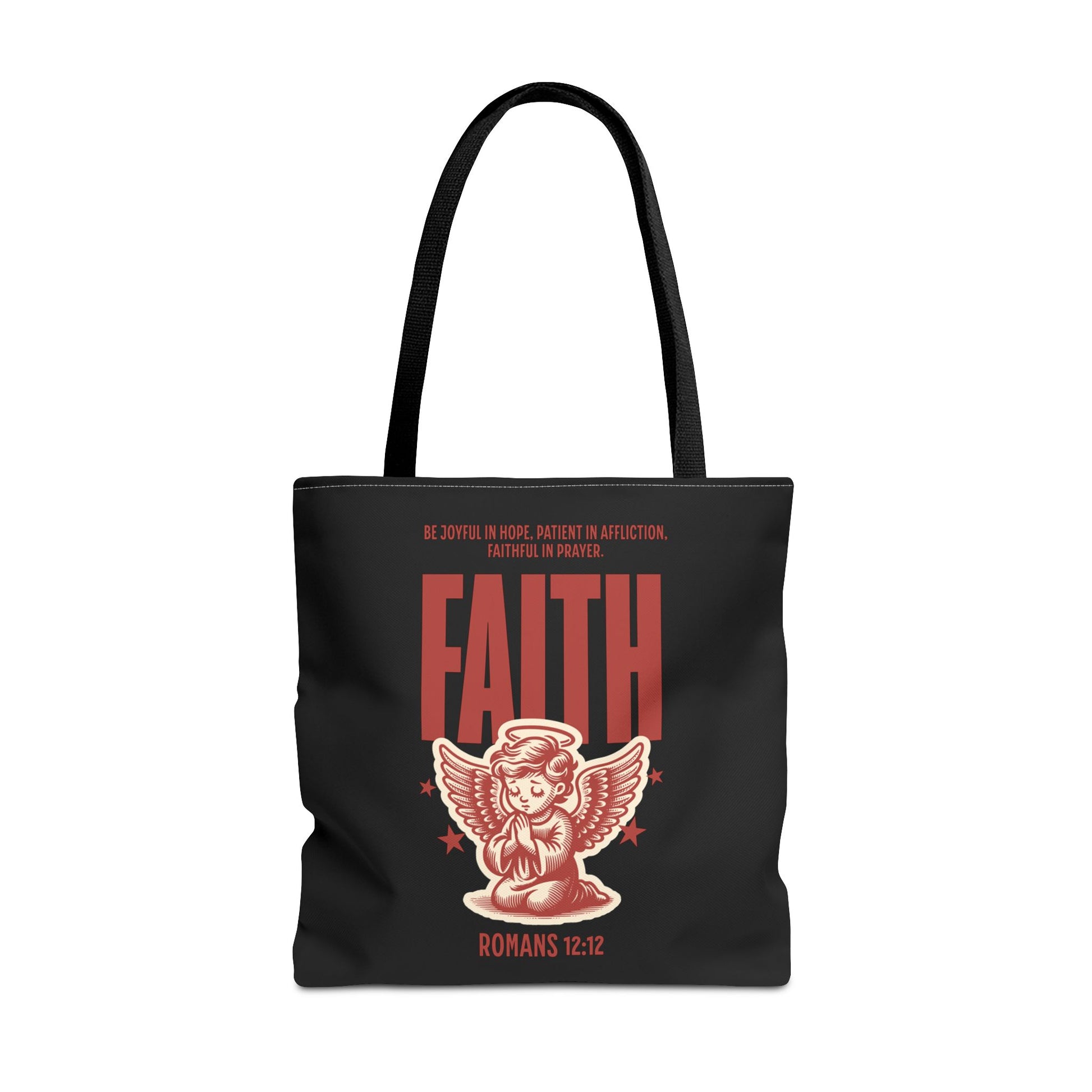 Faith-Inspired Tote Bag, Religious Shopping Bag, Gift for Believers, Motivational Daily Bag, Christian Faith Tote