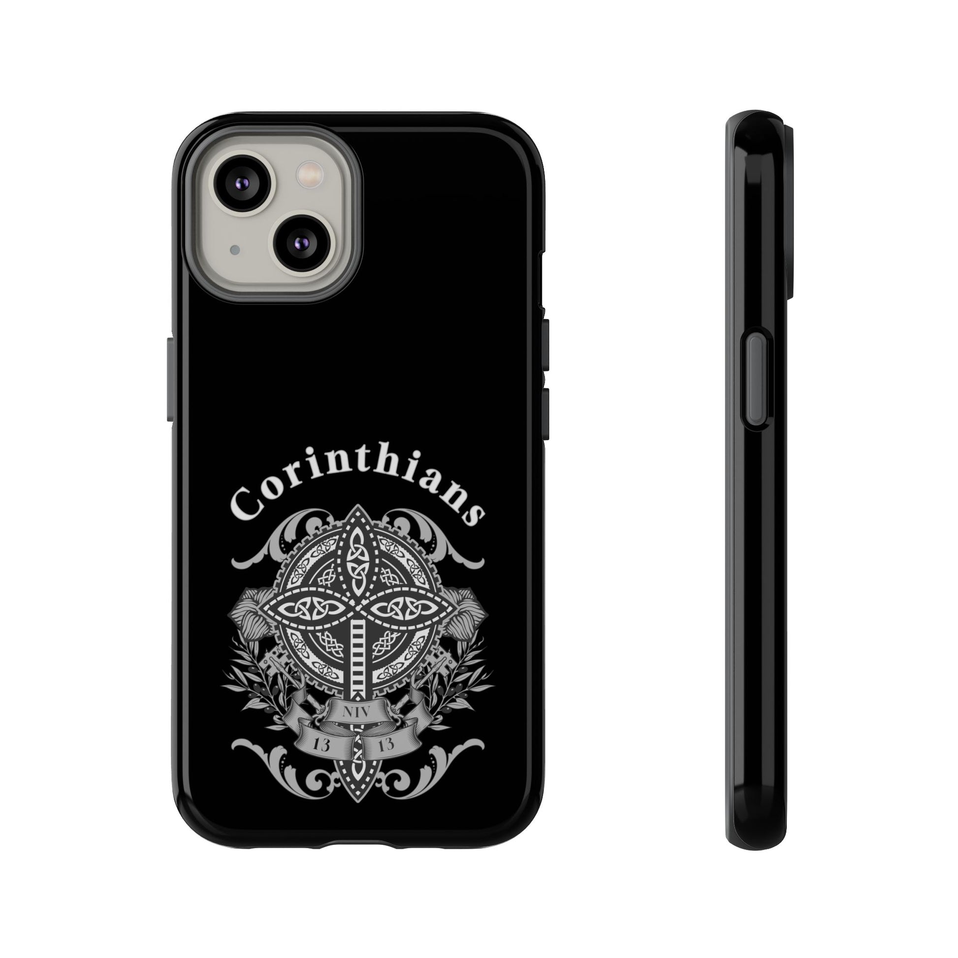 Corinthians Tough Case: Durable Phone Protection, Christian Gift, Unique Design, Trendy Accessory, Faith-Based Style