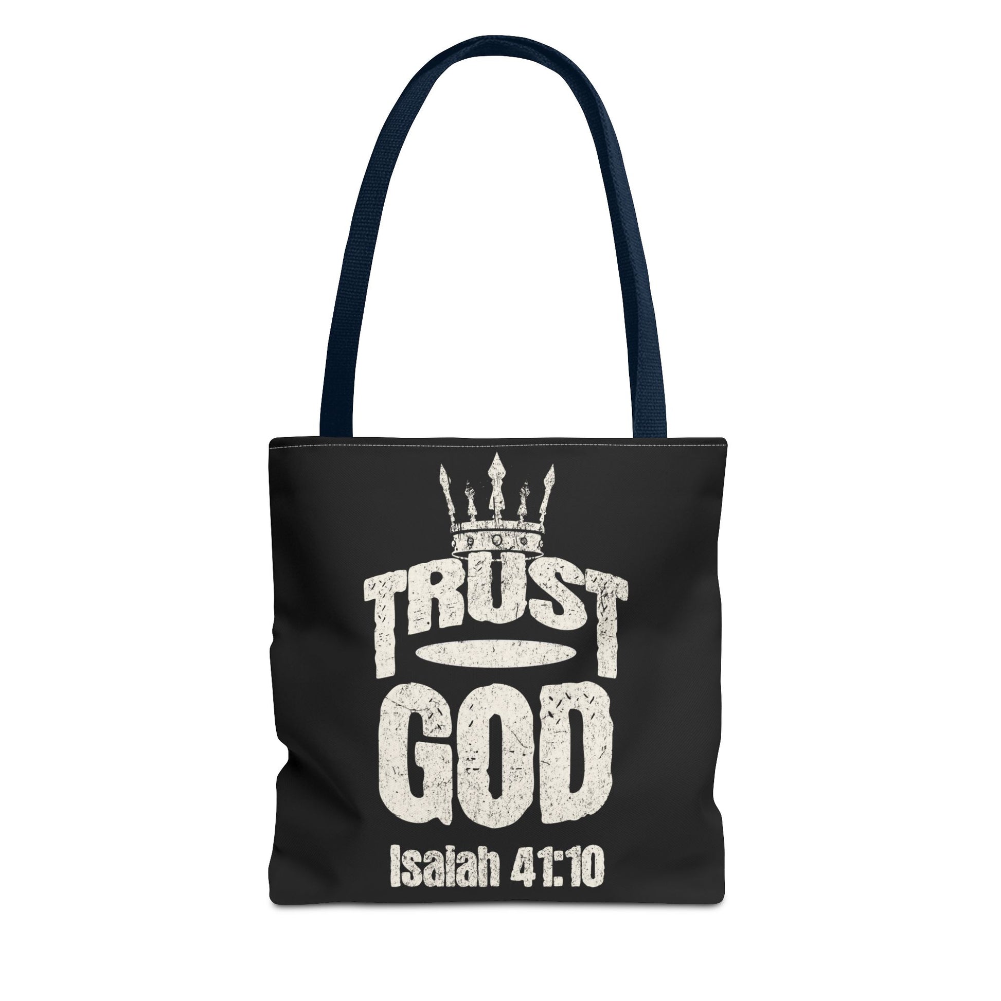 ✝️ Trust God – Isaiah 41:10 Christian Tote Bag
