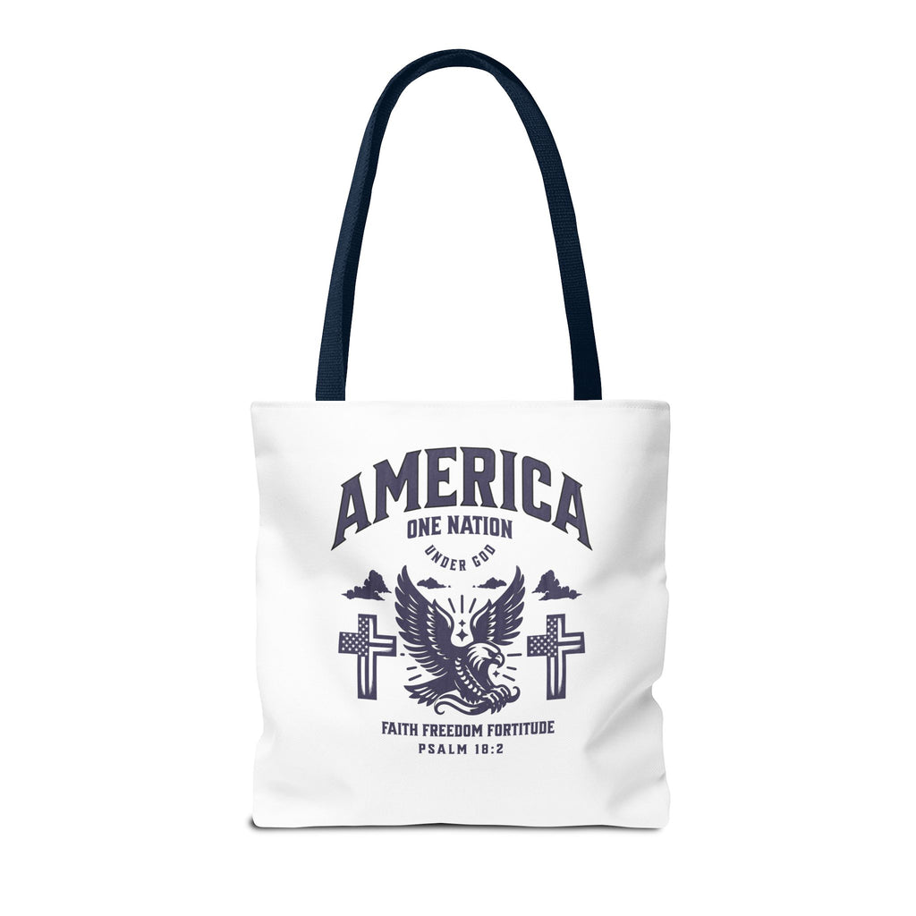 ⭐ America Faith Tote Bag – Bold Patriotic & Faith Statement