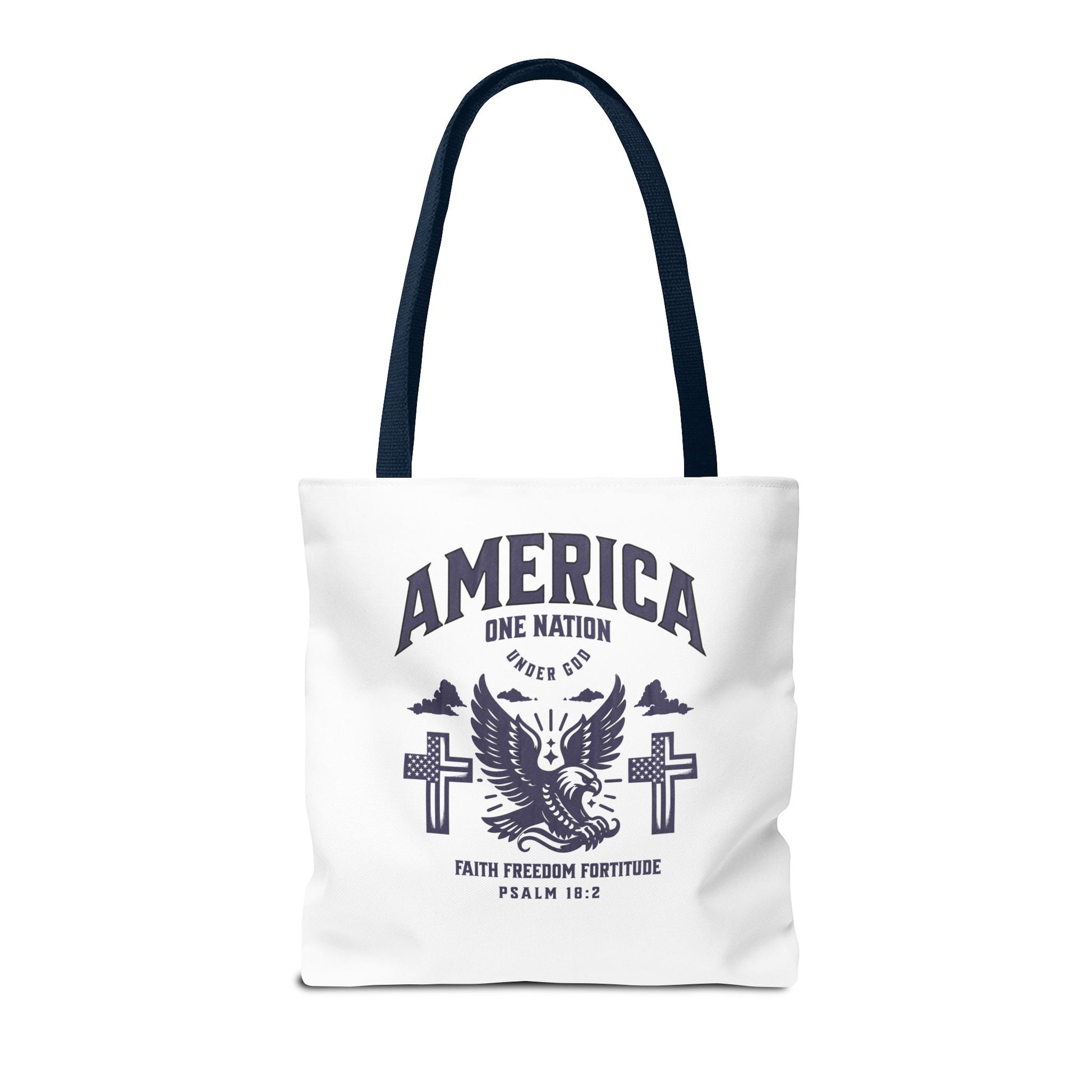 ⭐ America Faith Tote Bag – Bold Patriotic & Faith Statement