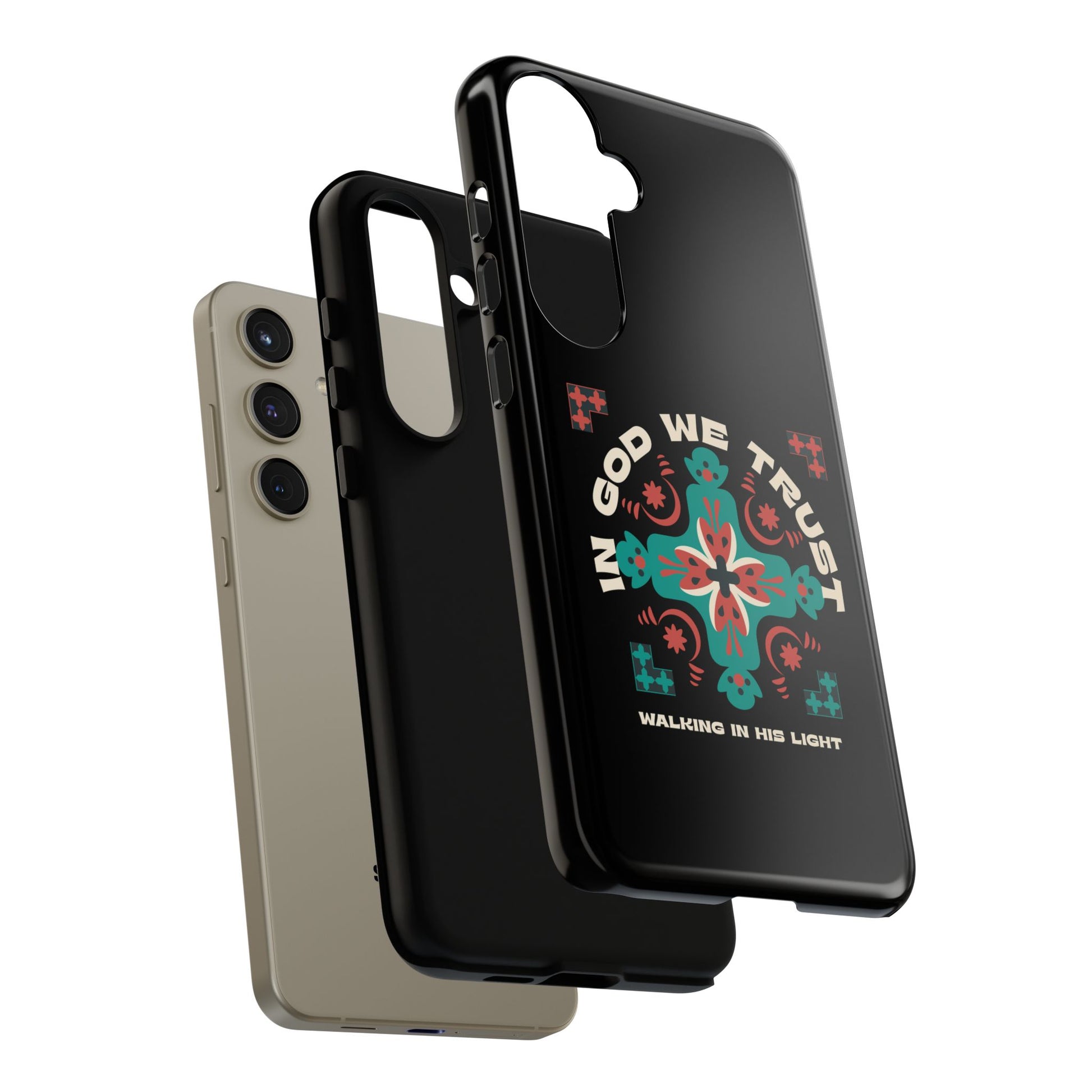 Tough Cases - In God We Trust Phone Case, Spiritual Phone Protector, Christian Cell Cover, Faith-based Accessory, Inspirational Gift
