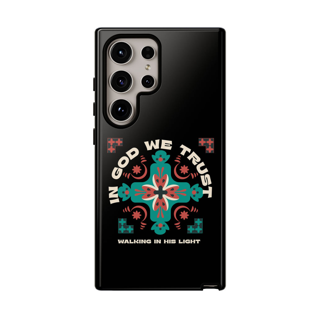 Tough Cases - In God We Trust Phone Case, Spiritual Phone Protector, Christian Cell Cover, Faith-based Accessory, Inspirational Gift