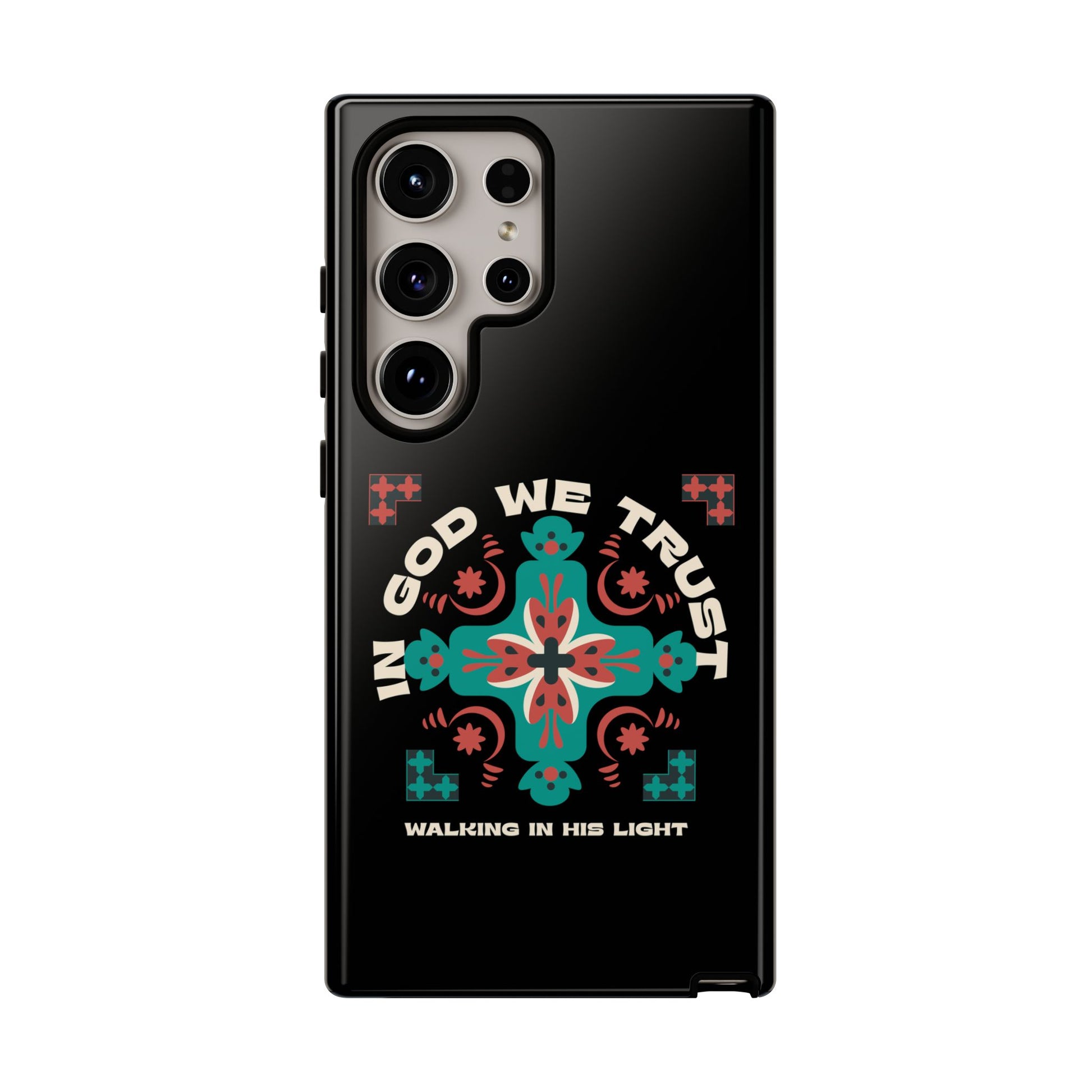 Tough Cases - In God We Trust Phone Case, Spiritual Phone Protector, Christian Cell Cover, Faith-based Accessory, Inspirational Gift