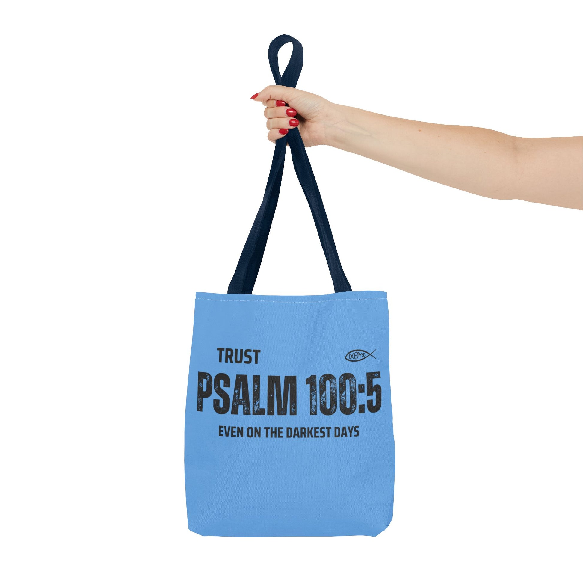 Inspirational Tote Bag - Trust Psalm 100:5, Faithful Christian Gift, Encouragement Accessory, Sustainable Shopping Bag, Inspirational [...]