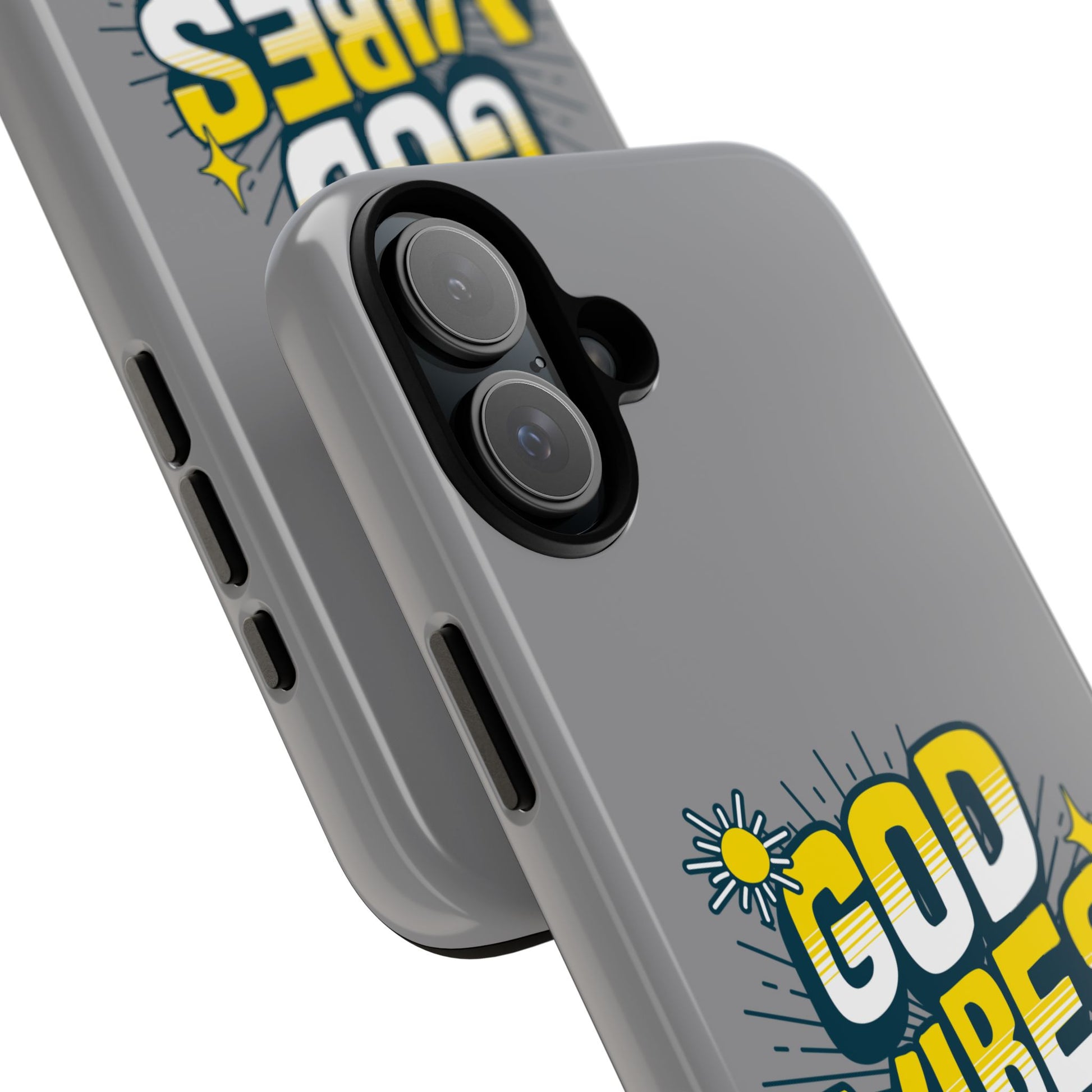God Vibes Only Phone Case - Inspirational Tough Case, Positive Message Cover, Gift for Faith, Spirituality, Encouragement