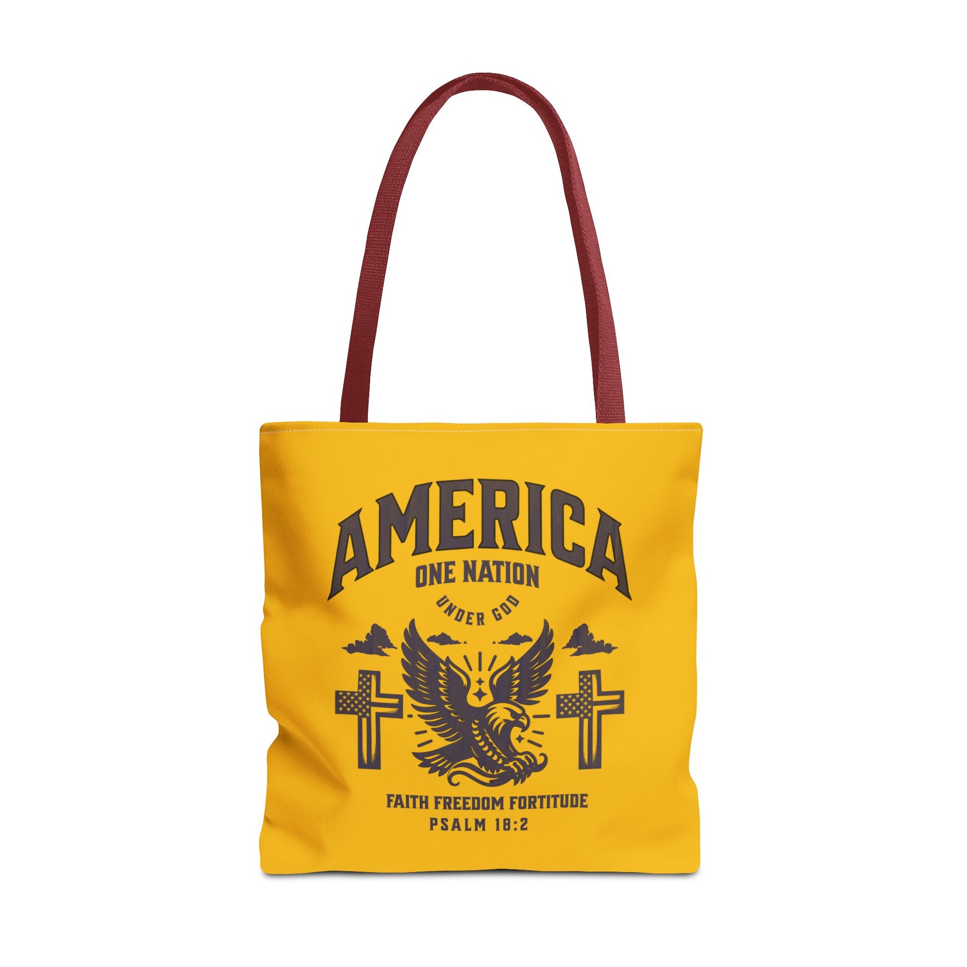 ⭐ America Faith Tote Bag – Bold Patriotic & Faith Statement