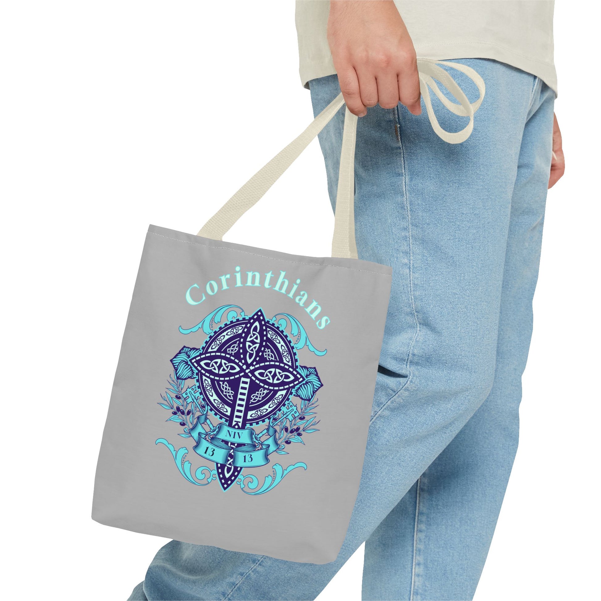 Spiritual Tote Bag with Cross Design | Christian Shoulder Bag, Inspirational Gift, Bible Verse Tote, Comfortable Everyday Use, [...]