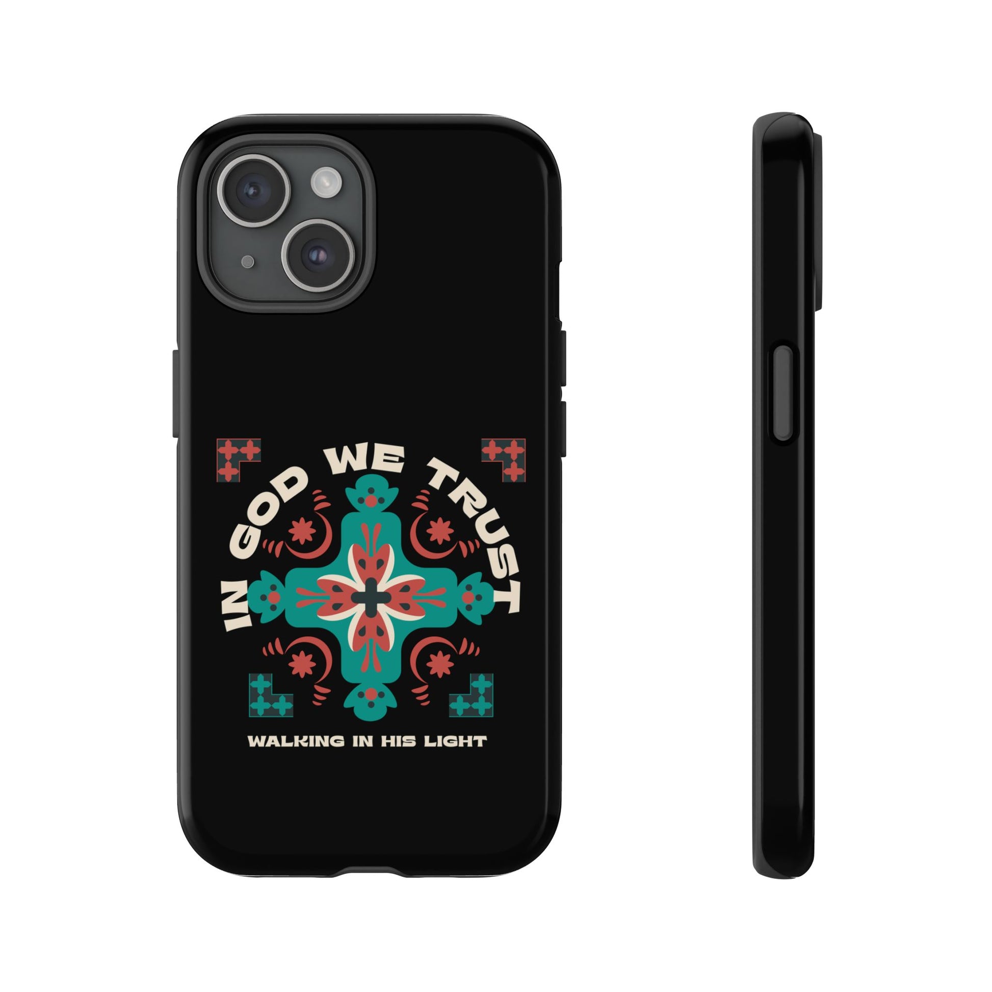 Tough Cases - In God We Trust Phone Case, Spiritual Phone Protector, Christian Cell Cover, Faith-based Accessory, Inspirational Gift