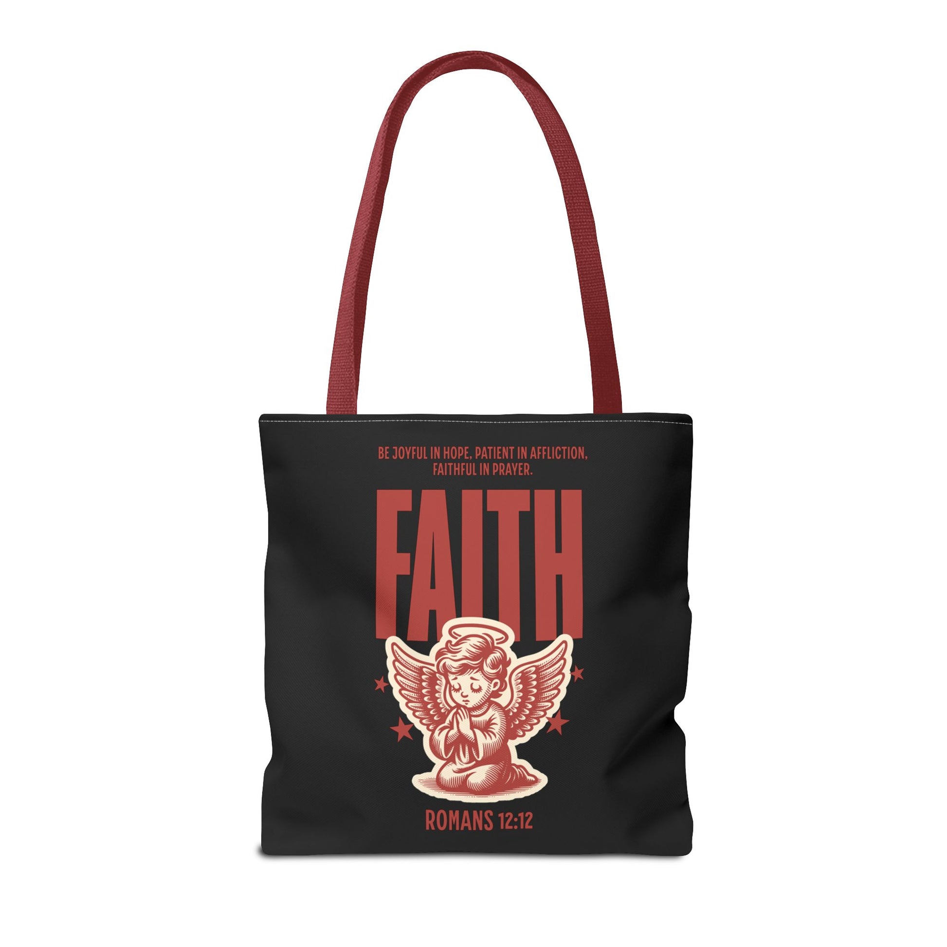Faith-Inspired Tote Bag, Religious Shopping Bag, Gift for Believers, Motivational Daily Bag, Christian Faith Tote