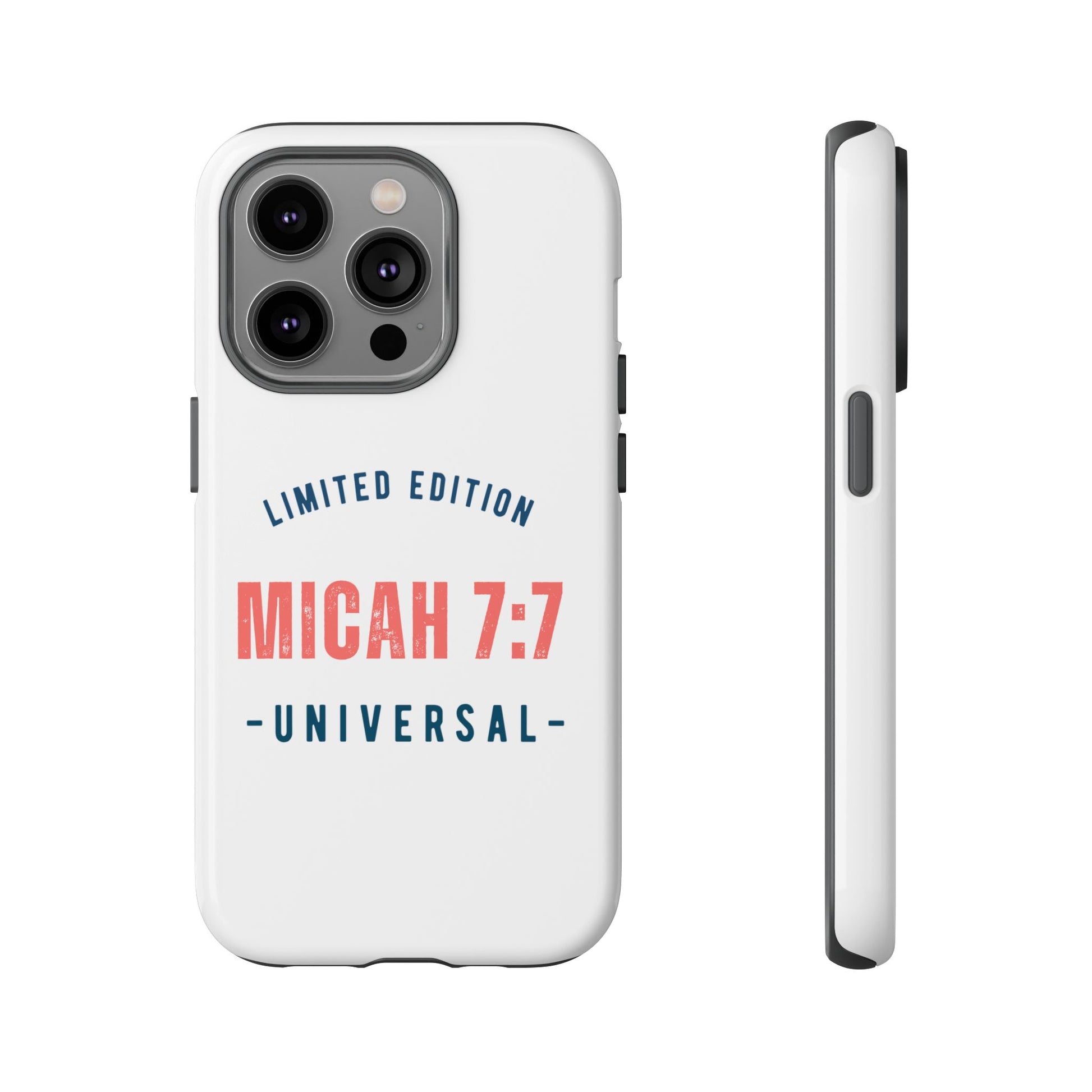 ⭐ Micah 7:7 Limited Edition Phone Case | Inspirational Gift | Tough Protective Case for Christians | Bible Verse Merchandise