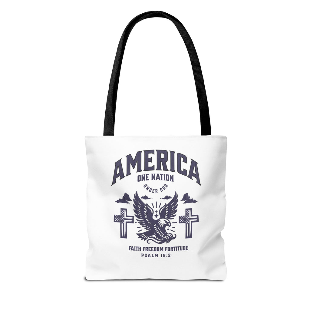 ⭐ America Faith Tote Bag – Bold Patriotic & Faith Statement