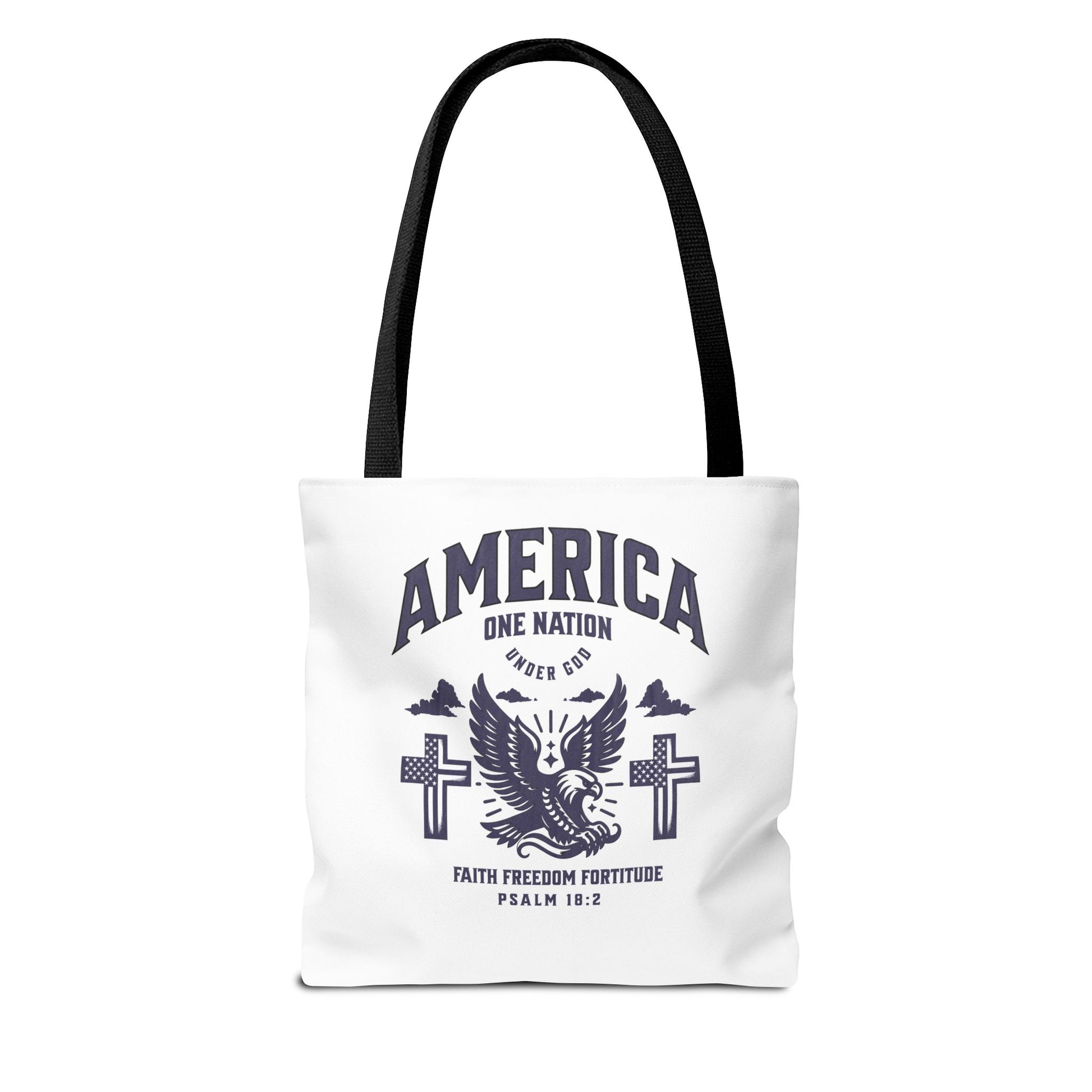 ⭐ America Faith Tote Bag – Bold Patriotic & Faith Statement