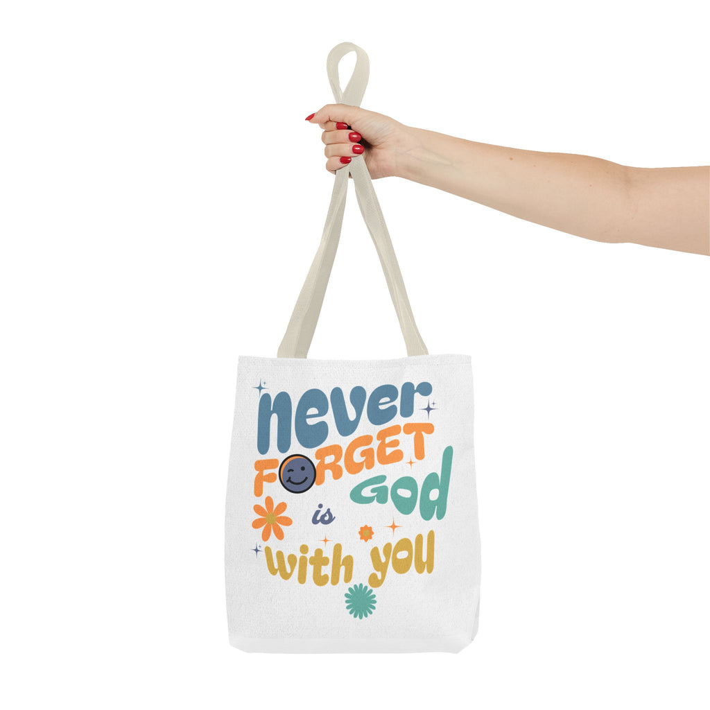 ⭐ Never Forget Tote Bag – Deuteronomy 31:6