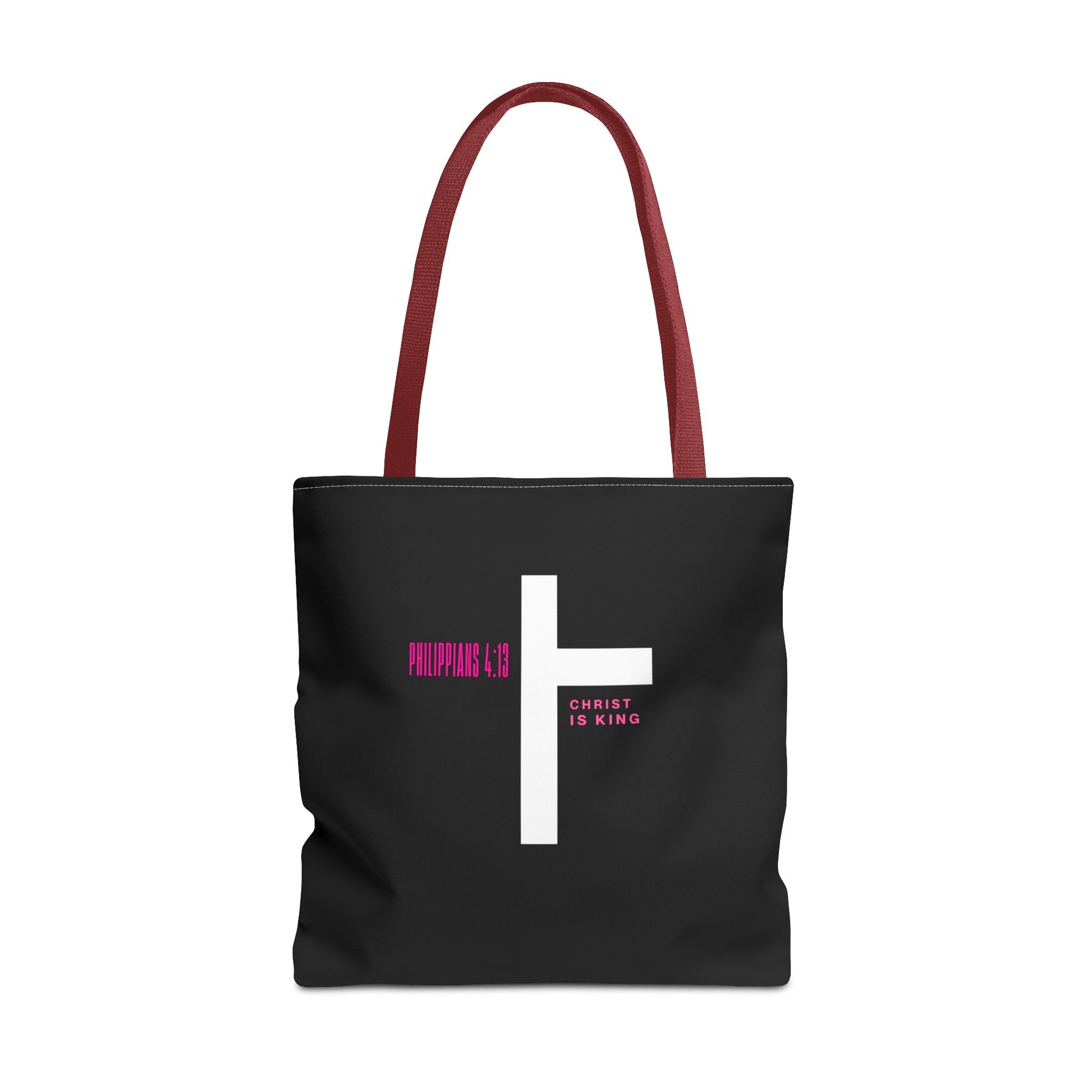 ⭐ Philippians 4:13 Tote Bag – Faith & Strength Statement Bag