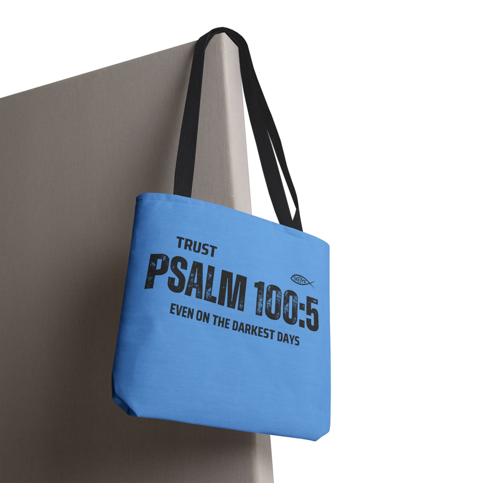 Inspirational Tote Bag - Trust Psalm 100:5, Faithful Christian Gift, Encouragement Accessory, Sustainable Shopping Bag, Inspirational [...]