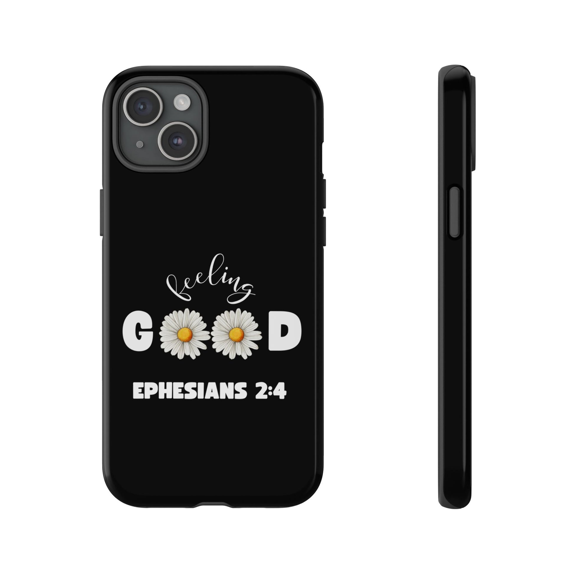 Ephesians 2:4 Floral Phone Case, Inspirational iPhone Cover, Tough Cases for Positivity, Motivational Gift for Friends, Spring Accessories
