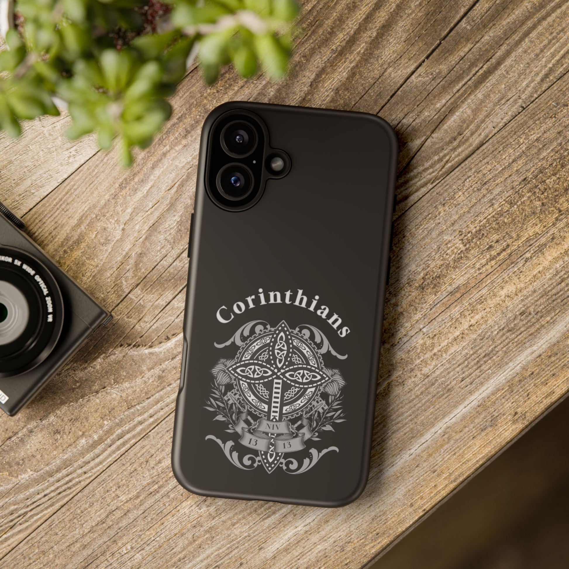 Corinthians Tough Case: Durable Phone Protection, Christian Gift, Unique Design, Trendy Accessory, Faith-Based Style