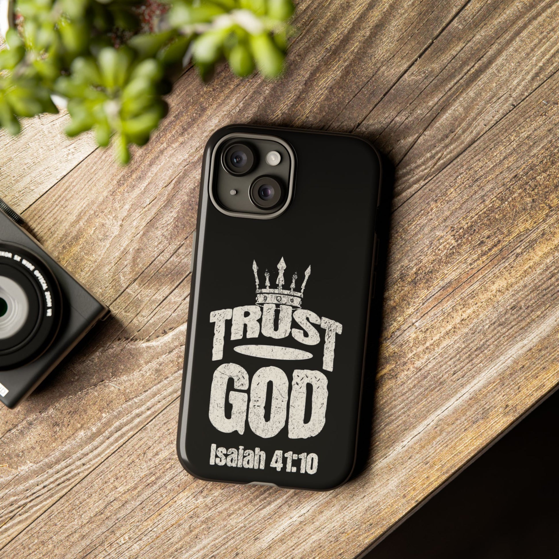 Trust God Isaiah 41:10 Phone Case – Faith Over Fear