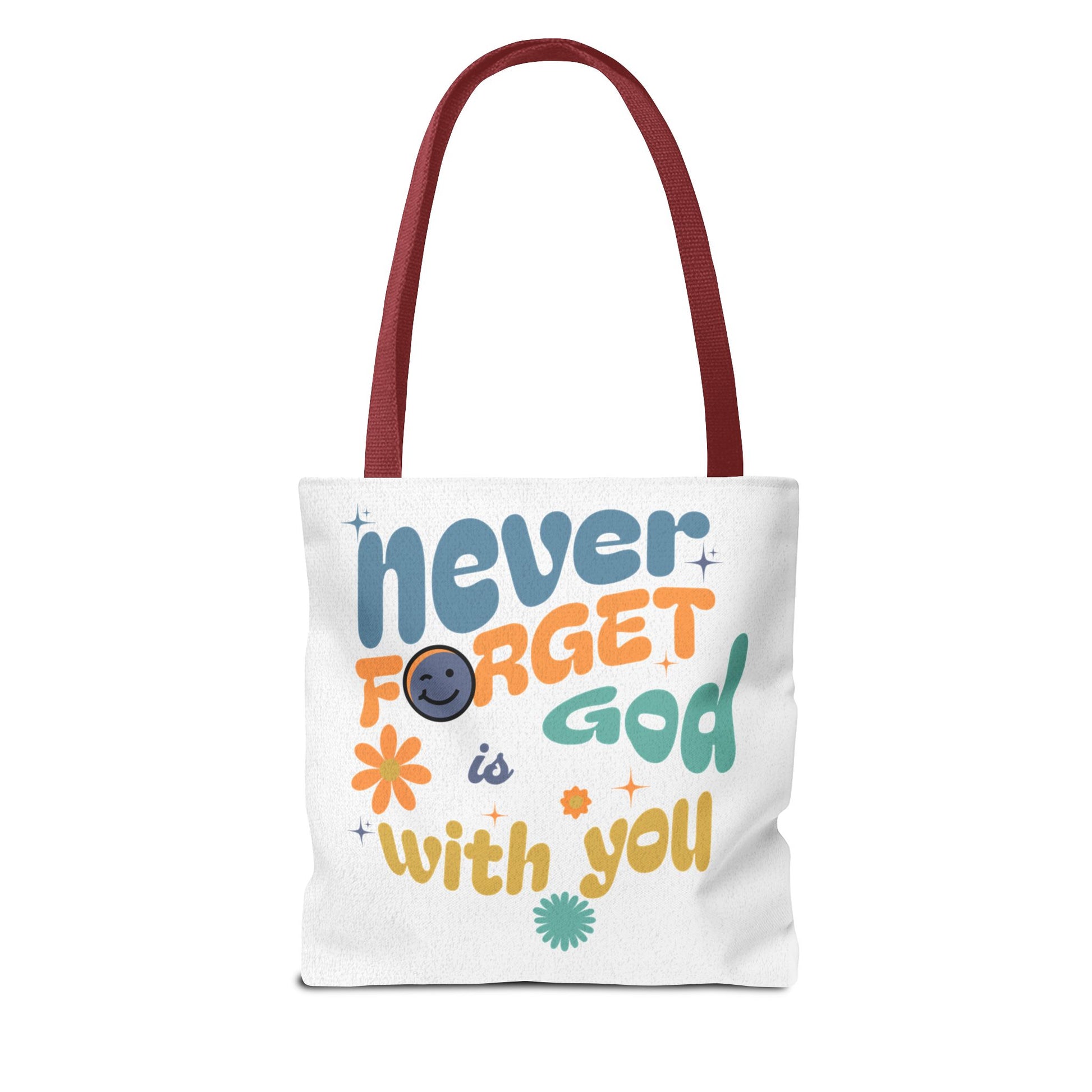 ⭐ Never Forget Tote Bag – Deuteronomy 31:6