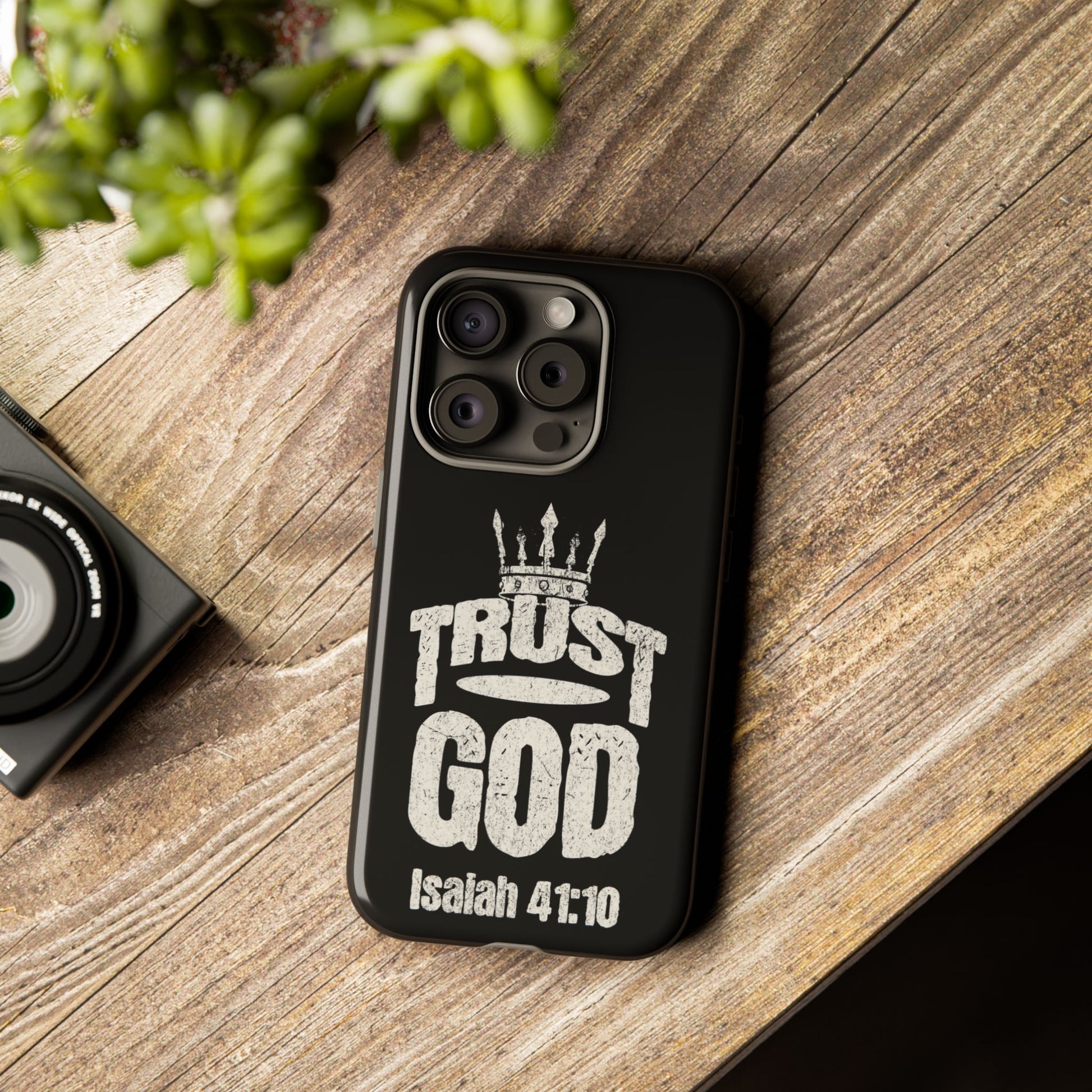 Trust God Isaiah 41:10 Phone Case – Faith Over Fear