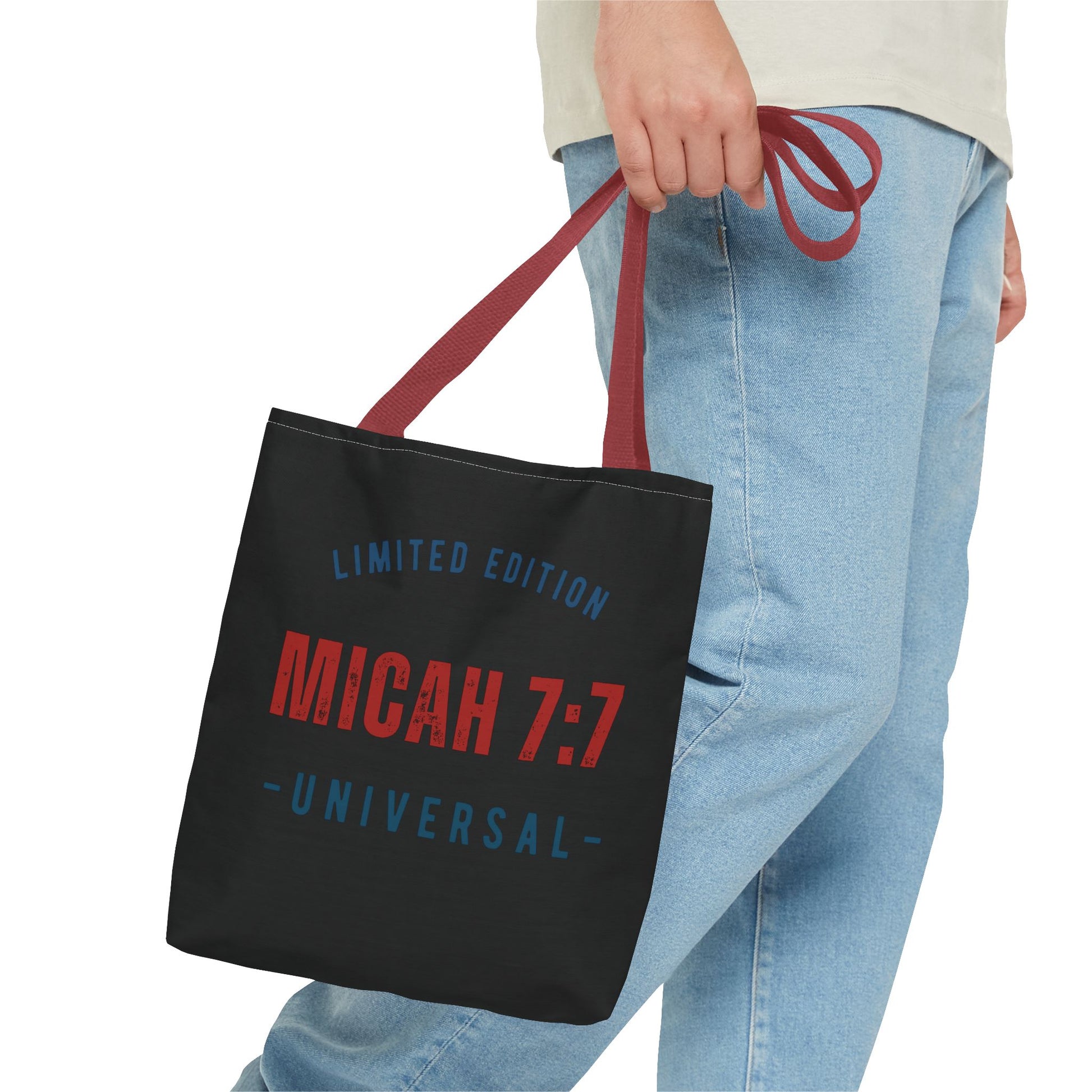 Limited Edition Micah 7:1 Tote Bag - Universal Design for Everyday Use, Gift, Eco-Friendly, Daily Essentials, Faith-Inspired