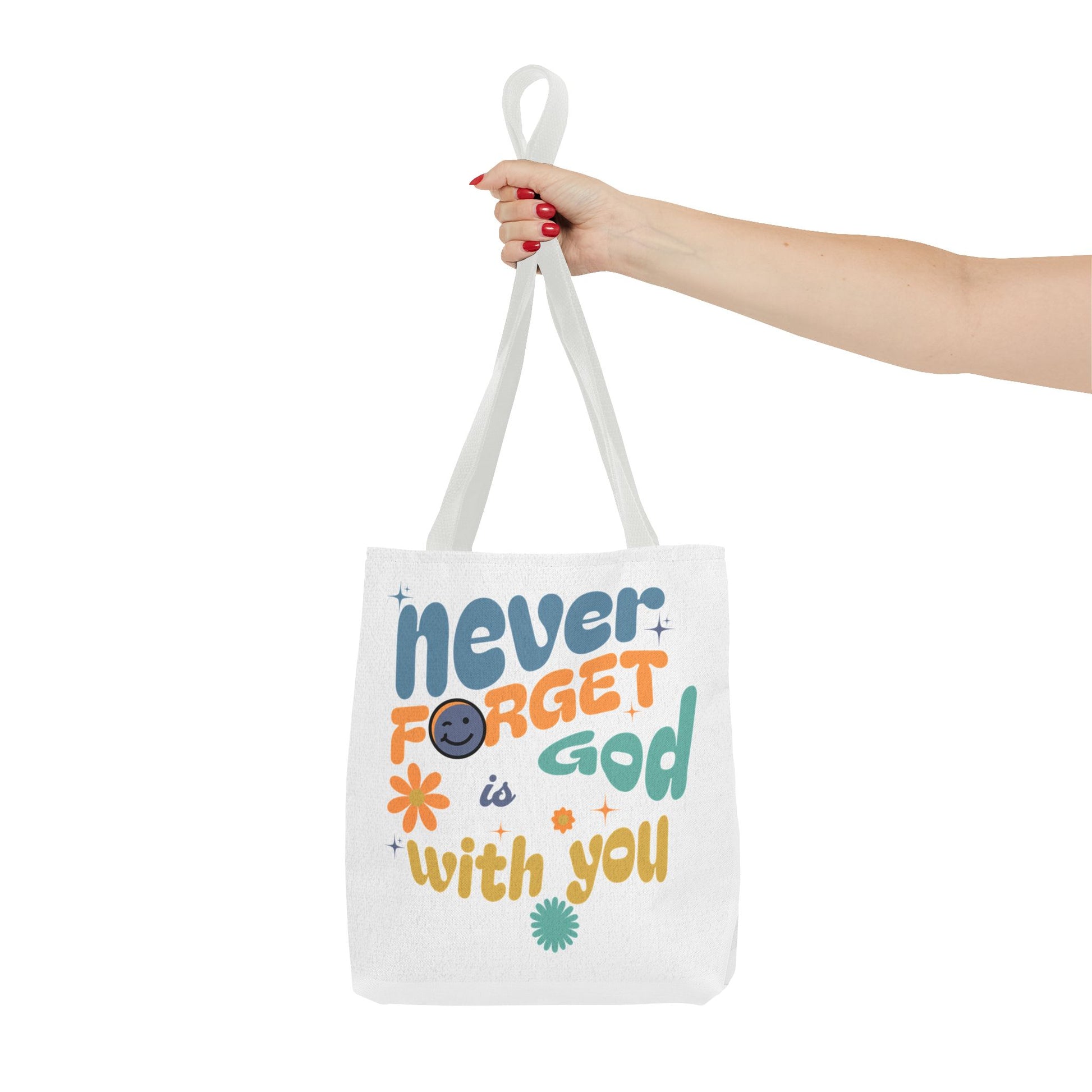 ⭐ Never Forget Tote Bag – Deuteronomy 31:6