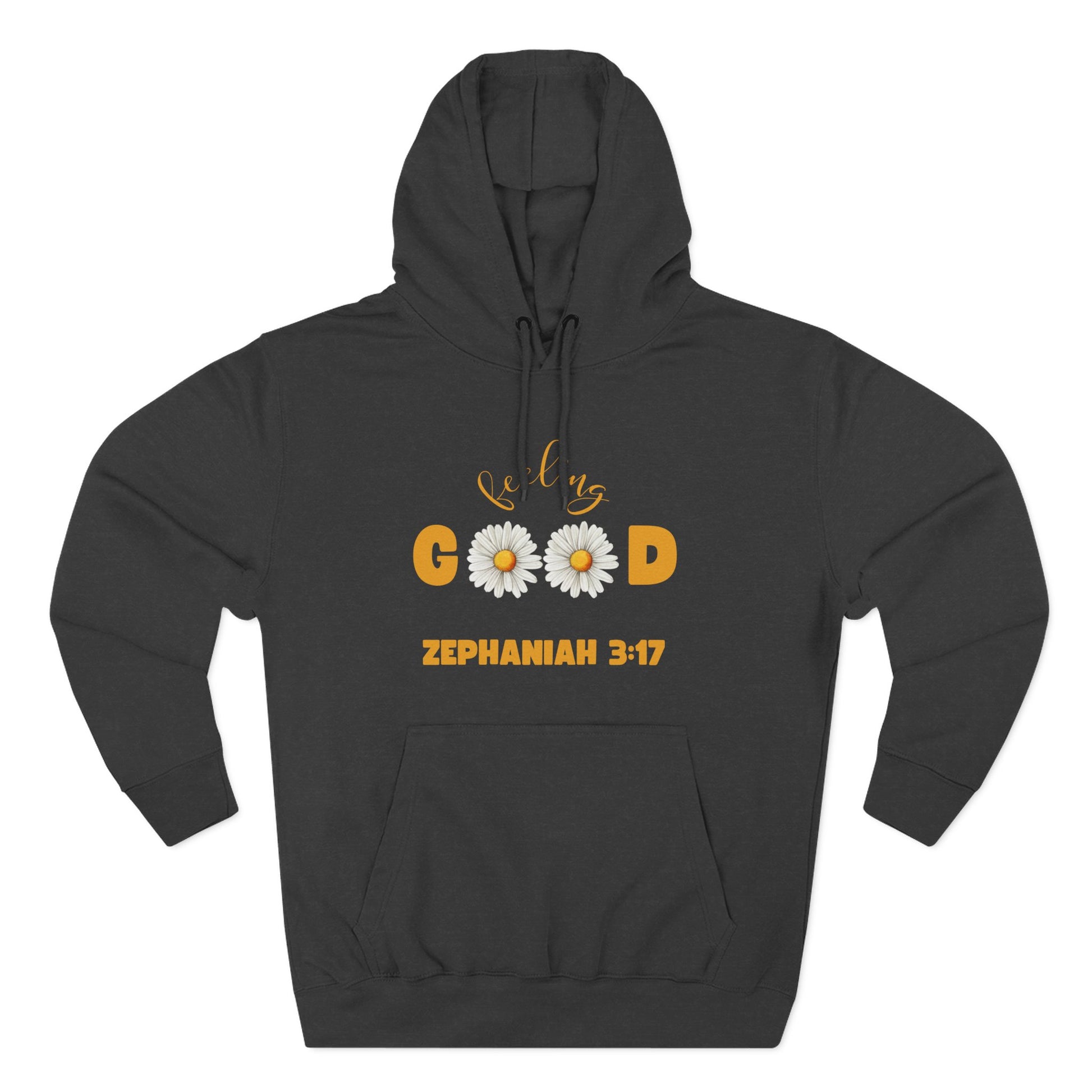 Inspirational Floral Hoodie with Zephaniah 3:17, Cozy Fleece Sweatshirt, Faith Apparel, Gift for Her, Spring Fashion, Bible Verse Clothing