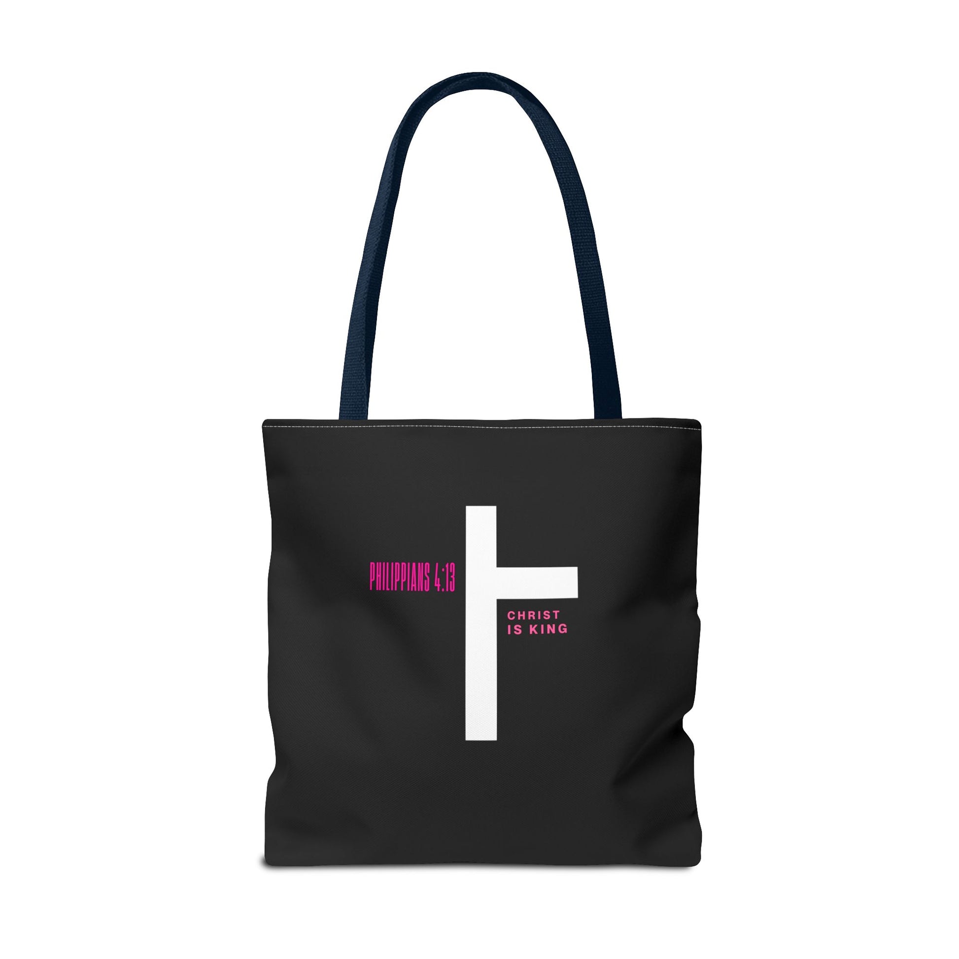 ⭐ Philippians 4:13 Tote Bag – Faith & Strength Statement Bag