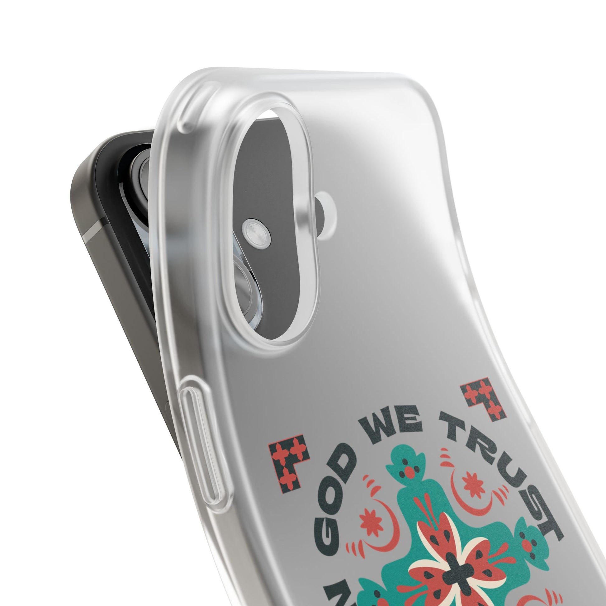 ⭐ In God We Trust Phone Case – Scripture Cross Design