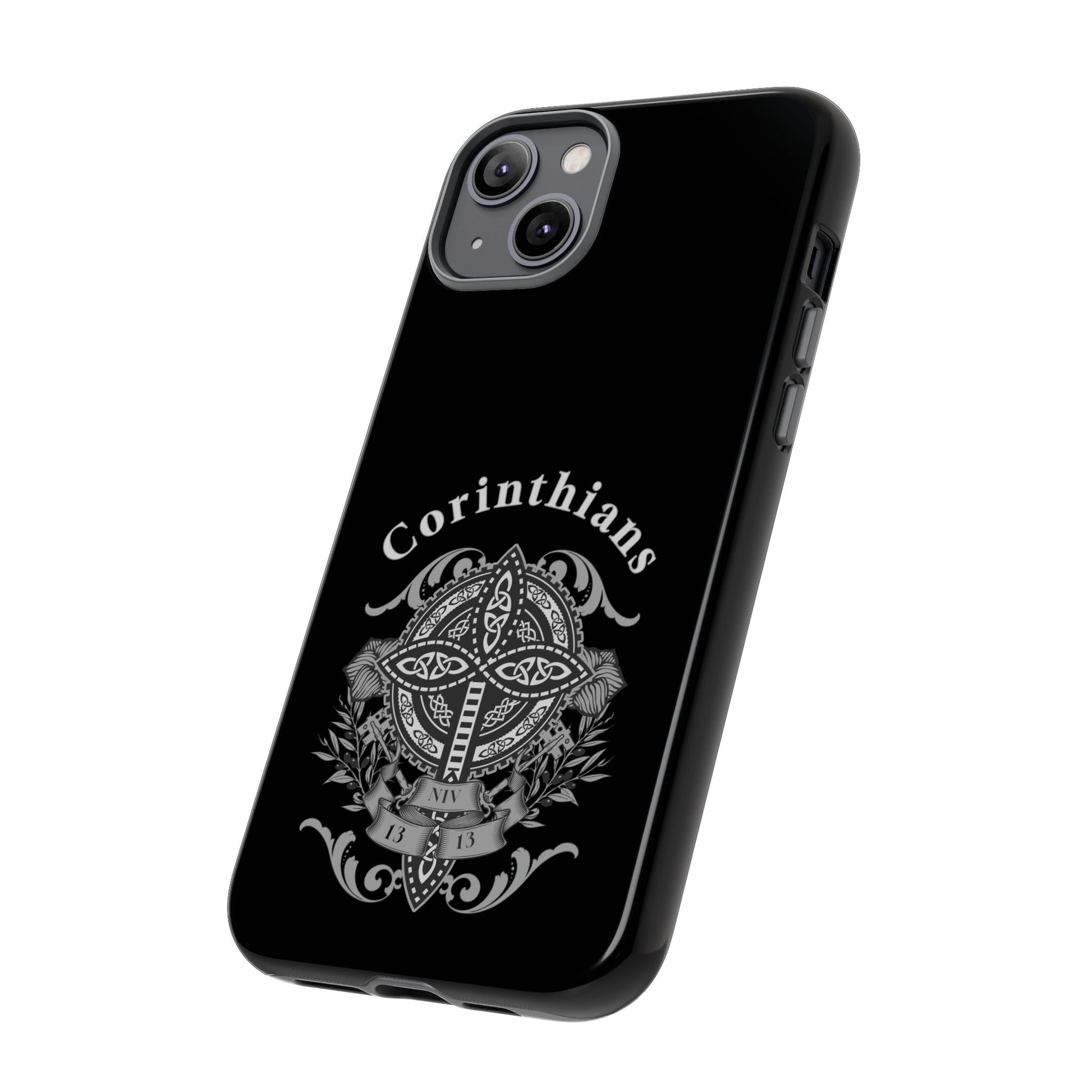Corinthians Tough Case: Durable Phone Protection, Christian Gift, Unique Design, Trendy Accessory, Faith-Based Style