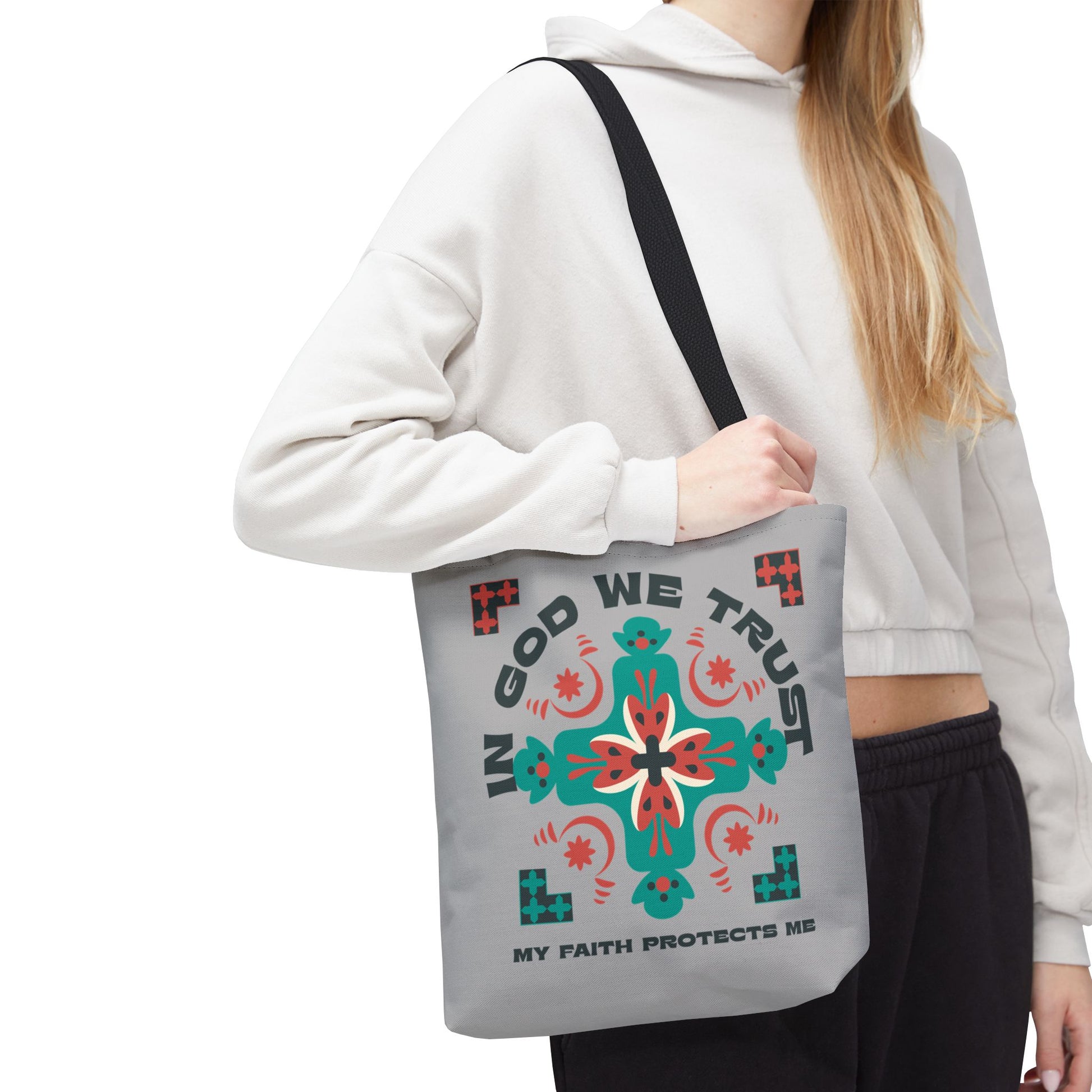Faith-Inspired Tote Bag, Spiritual Shopper, Inspirational Gift, Religious Tote, Christian Accessory, Everyday Use