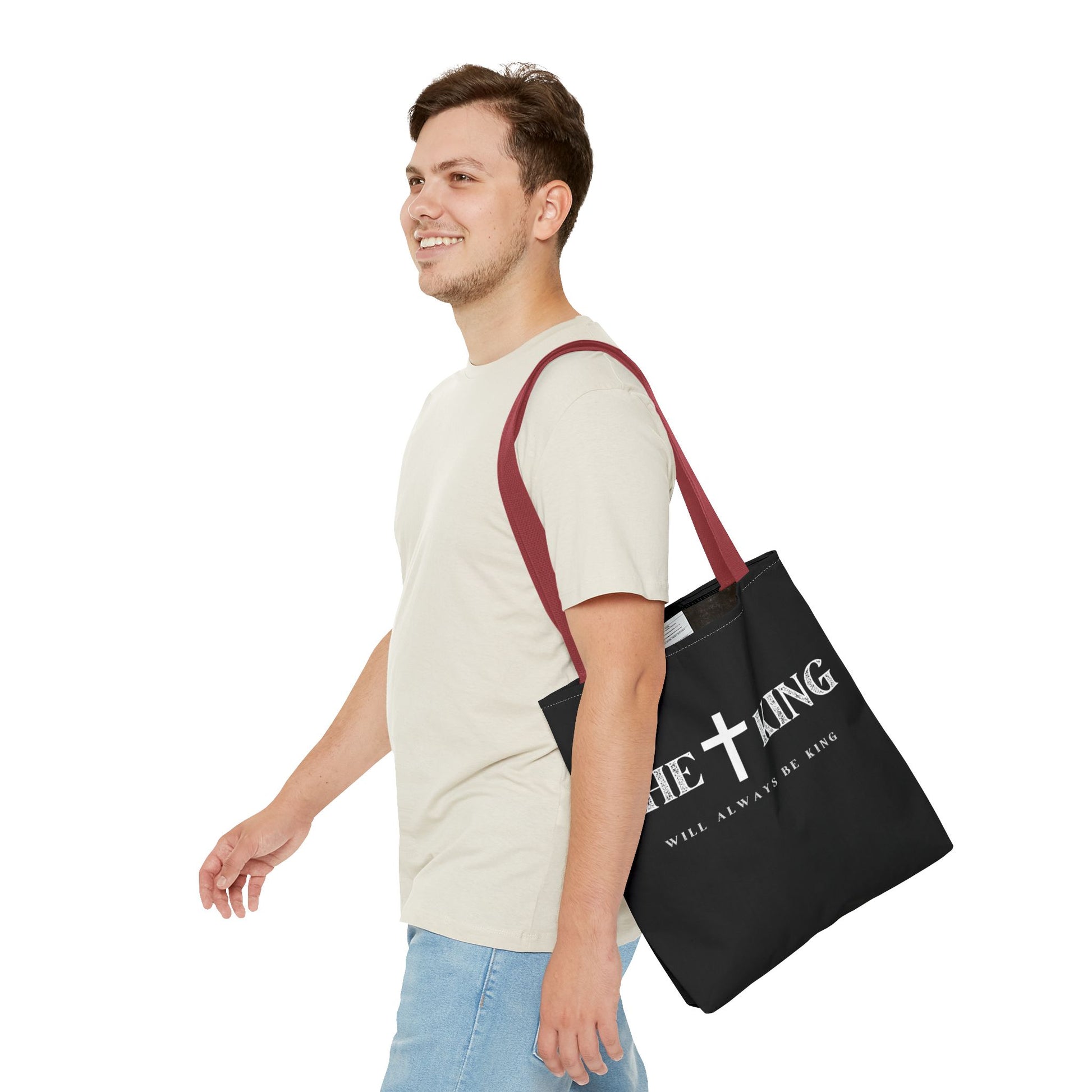 Faith-Inspired Tote Bag, Christian Tote, Shopping Bag, Bible Verse Bag, Gift for Believers, Church Accessory